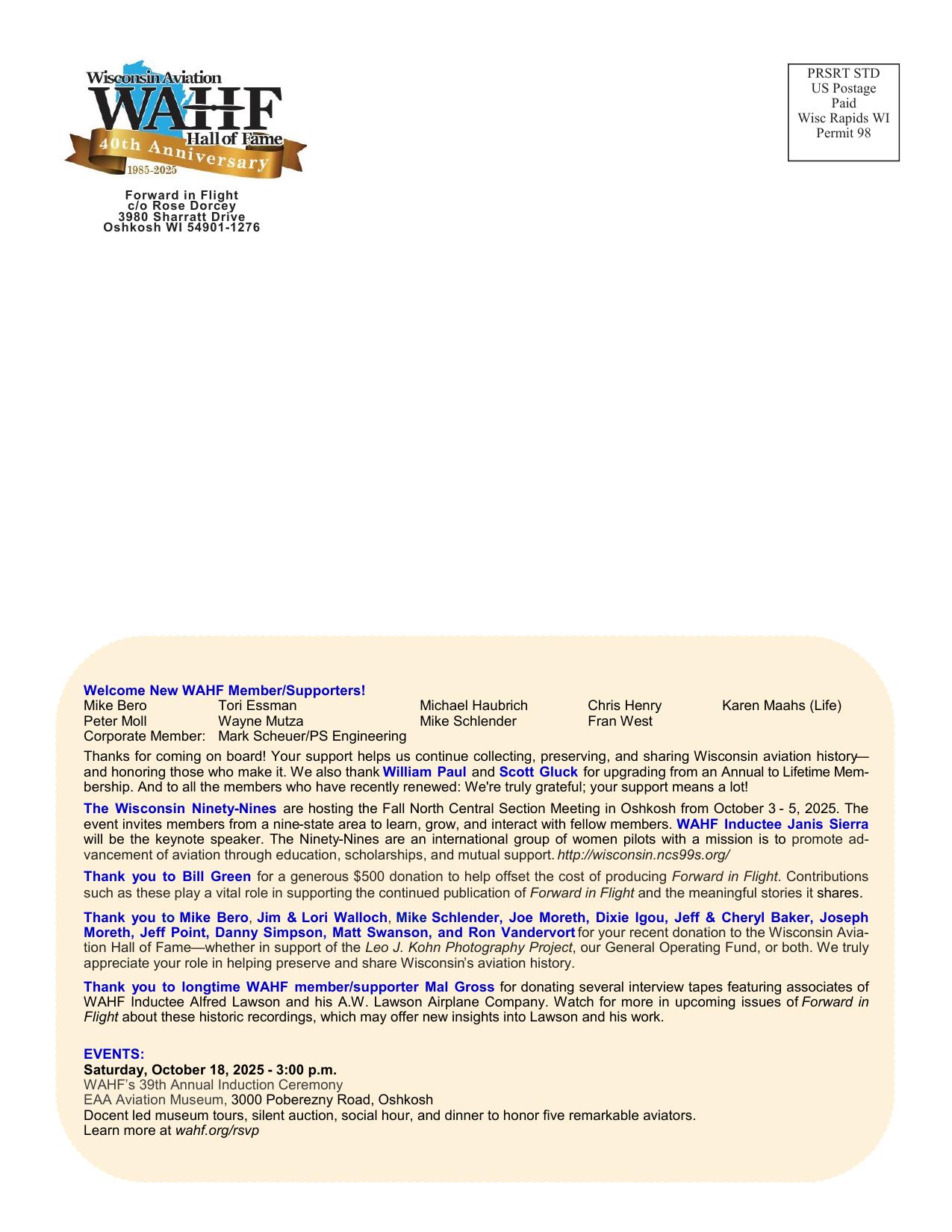 Forward in Flight - Fall 2025 -  Page32