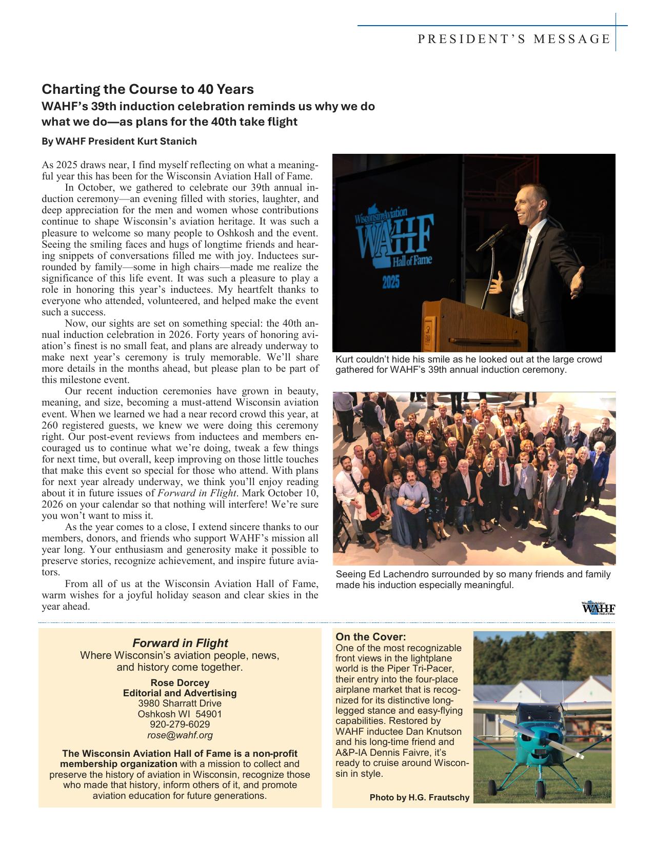 Forward in Flight Winter 2025/2026 -  Page3