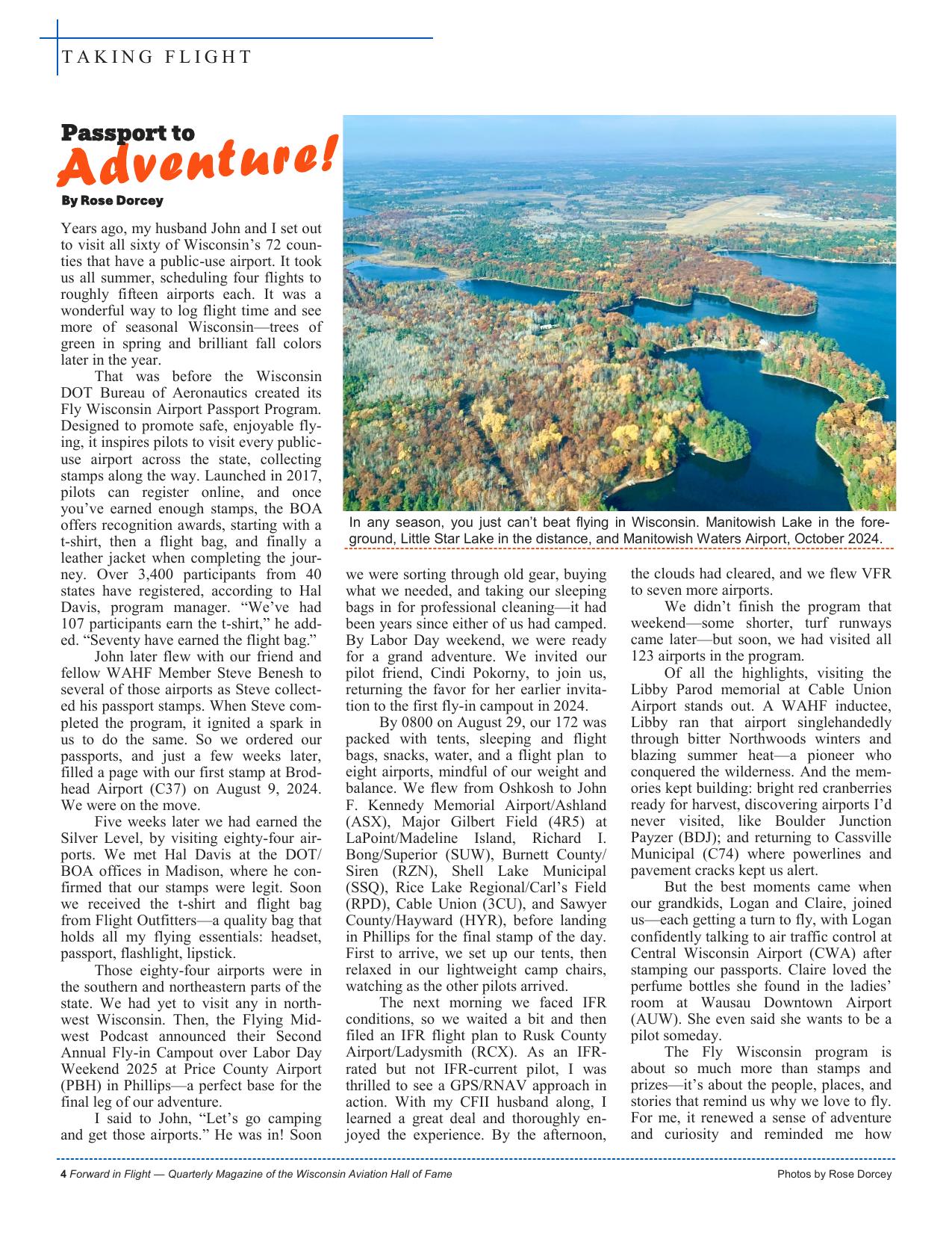 Forward in Flight Winter 2025/2026 -  Page6