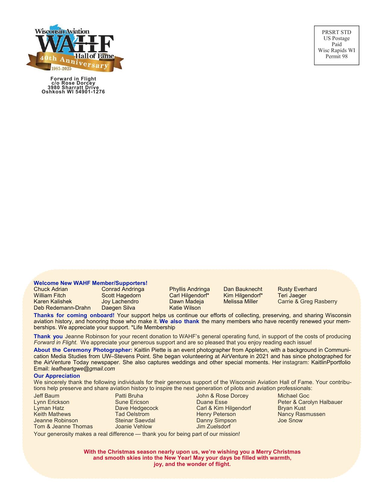 Forward in Flight Winter 2025/2026 -  Page36