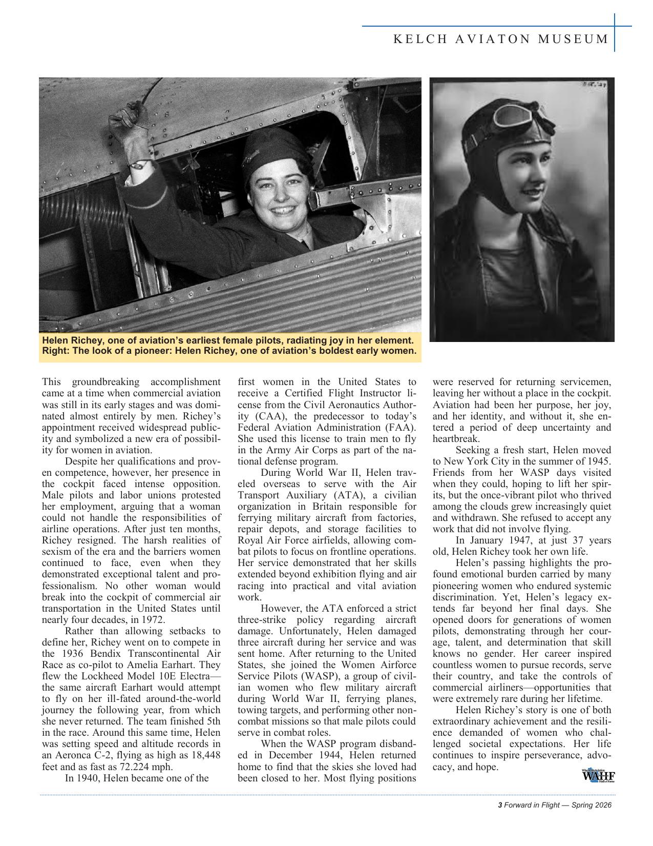 Forward in Flight - Spring 2026 -  Page5