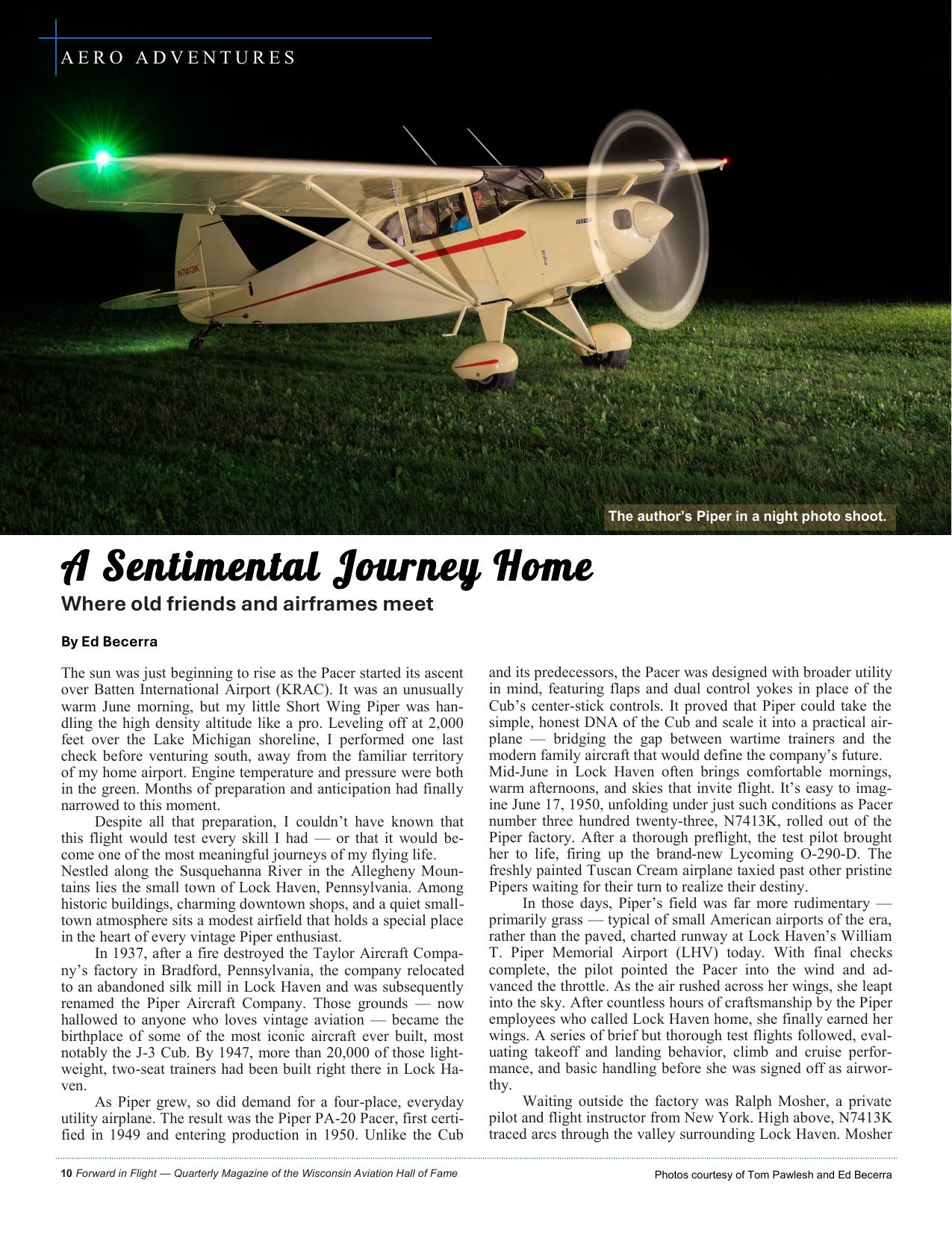 Forward in Flight - Spring 2026 -  Page12