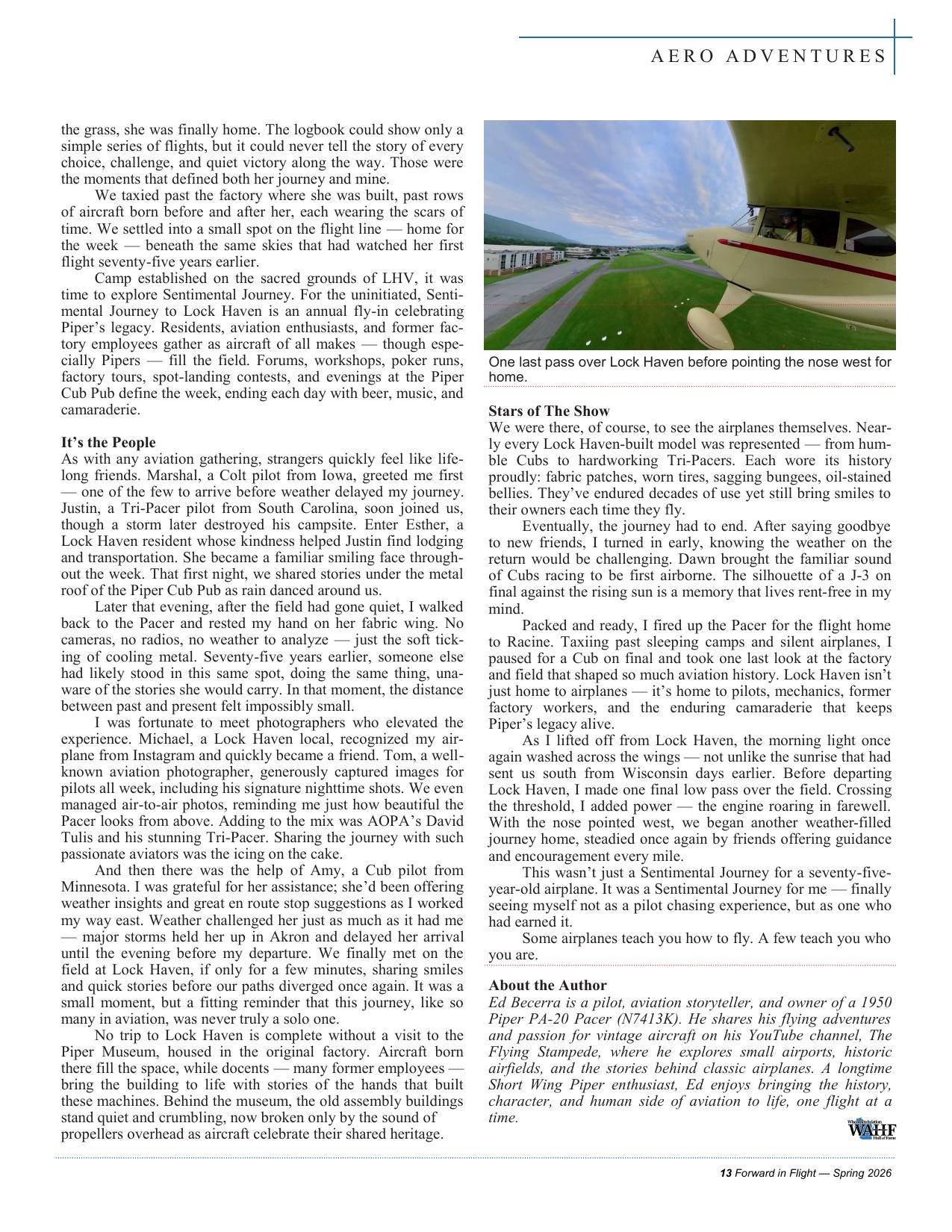 Forward in Flight - Spring 2026 -  Page15