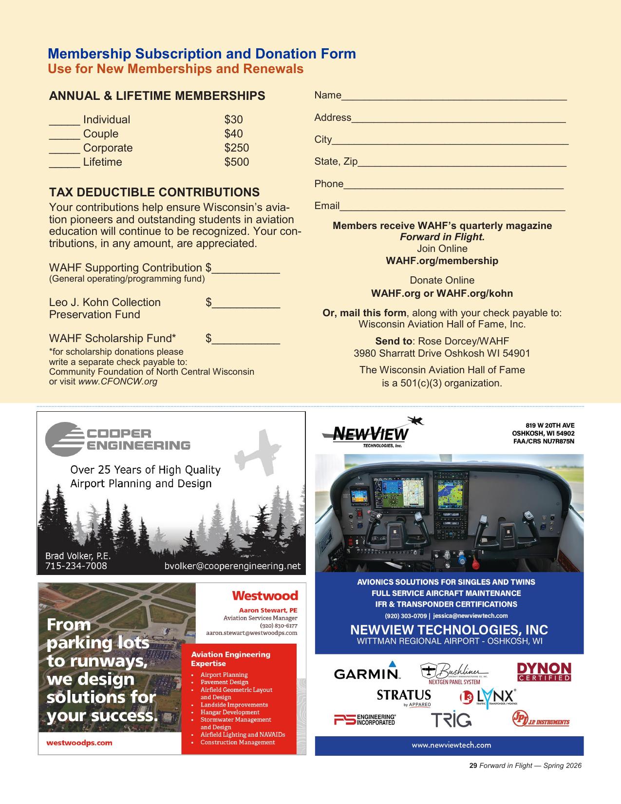 Forward in Flight - Spring 2026 -  Page31