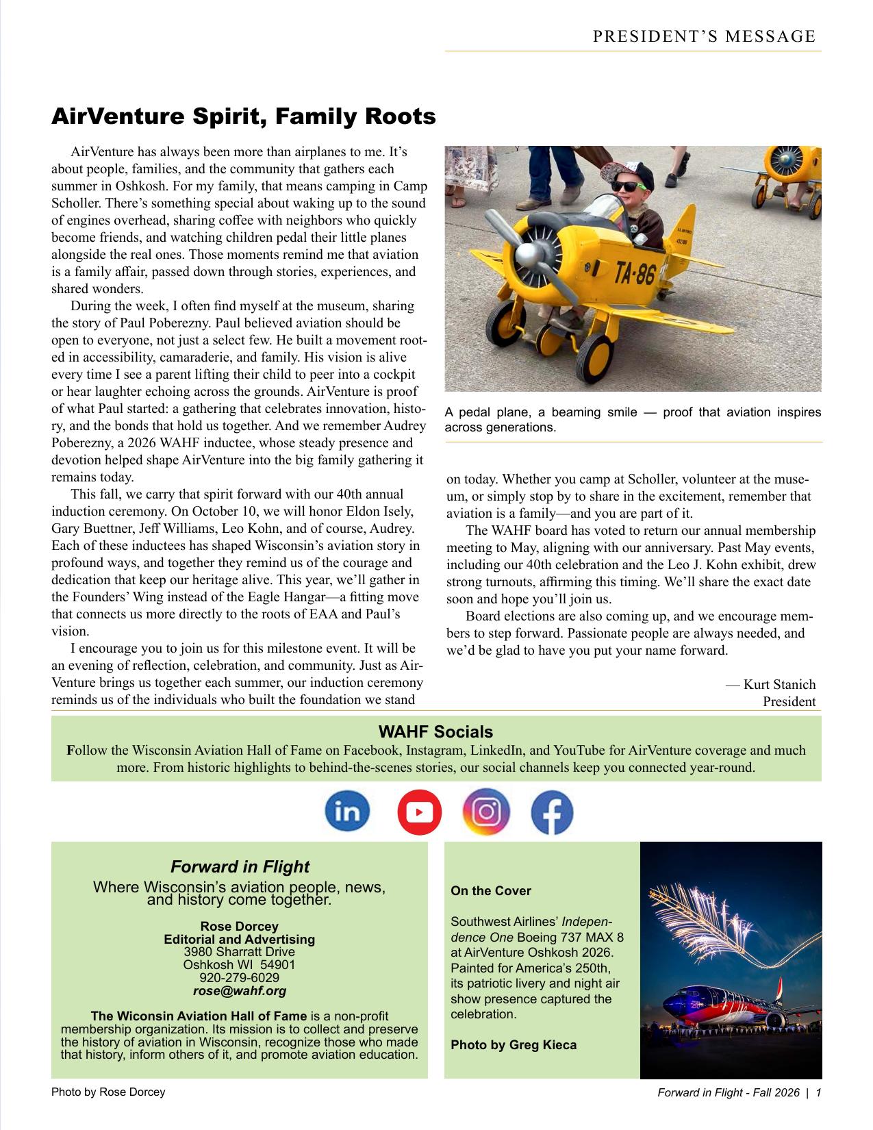 Forward in Flight - Fall 2026 -  Page3