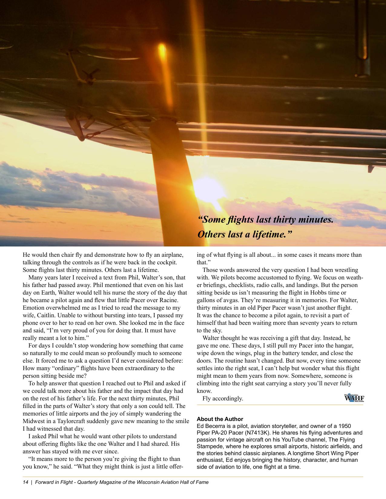 Forward in Flight - Fall 2026 -  Page16