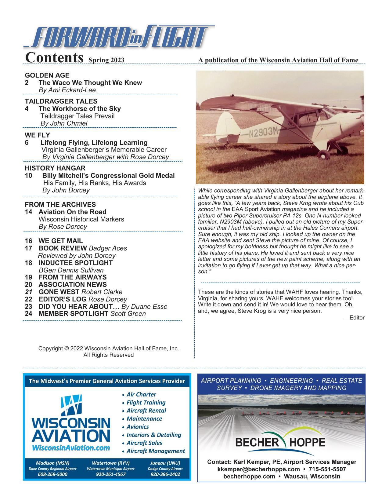 Forward in Flight - Spring 2023 -  Page2