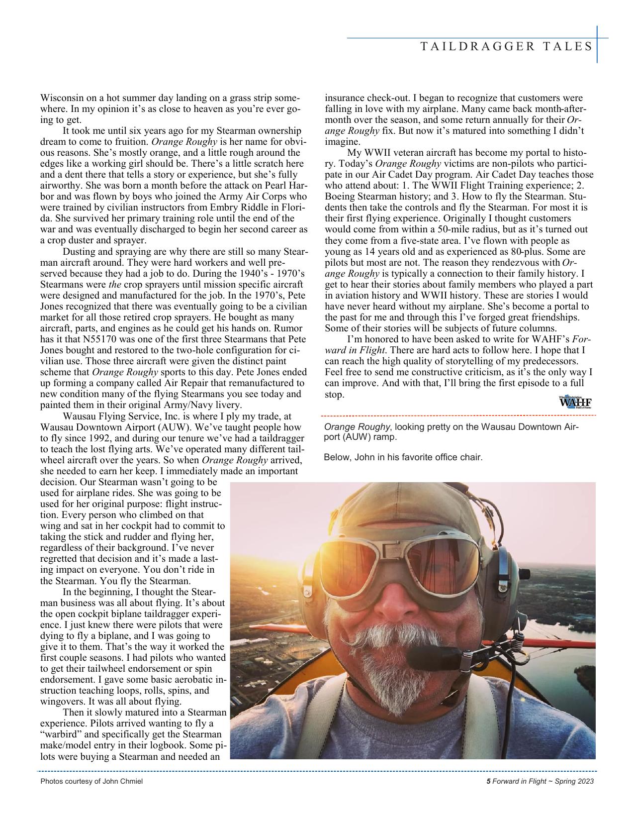 Forward in Flight - Spring 2023 -  Page7