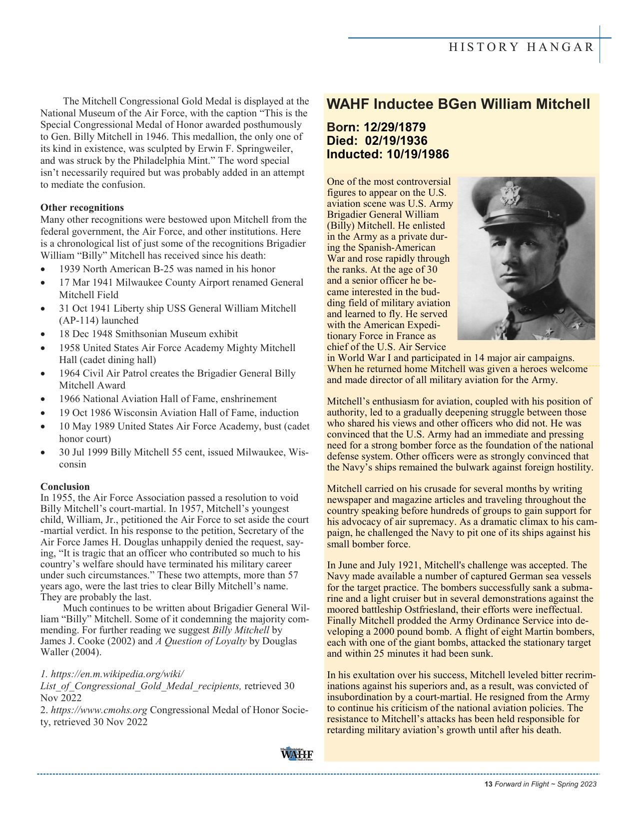 Forward in Flight - Spring 2023 -  Page15