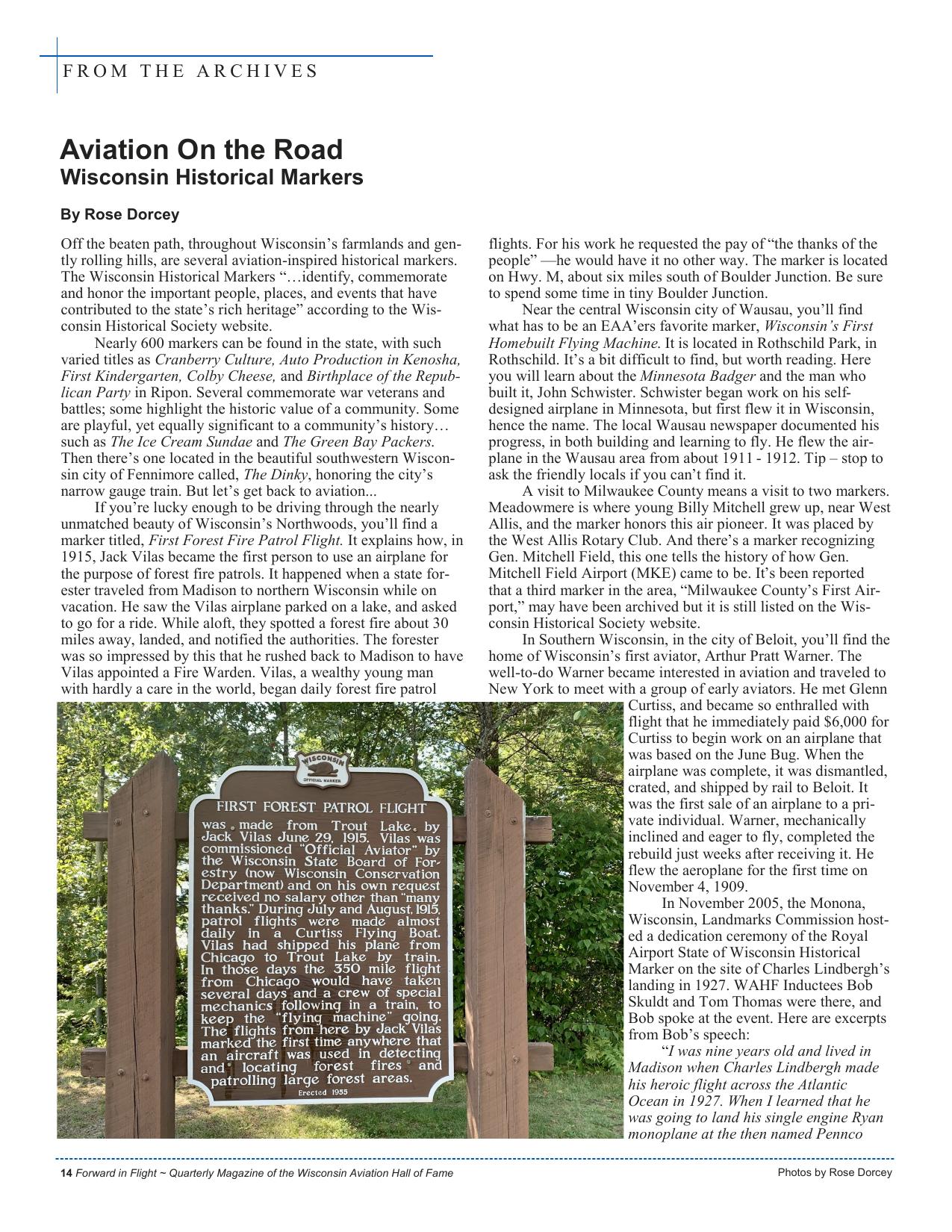 Forward in Flight - Spring 2023 -  Page16