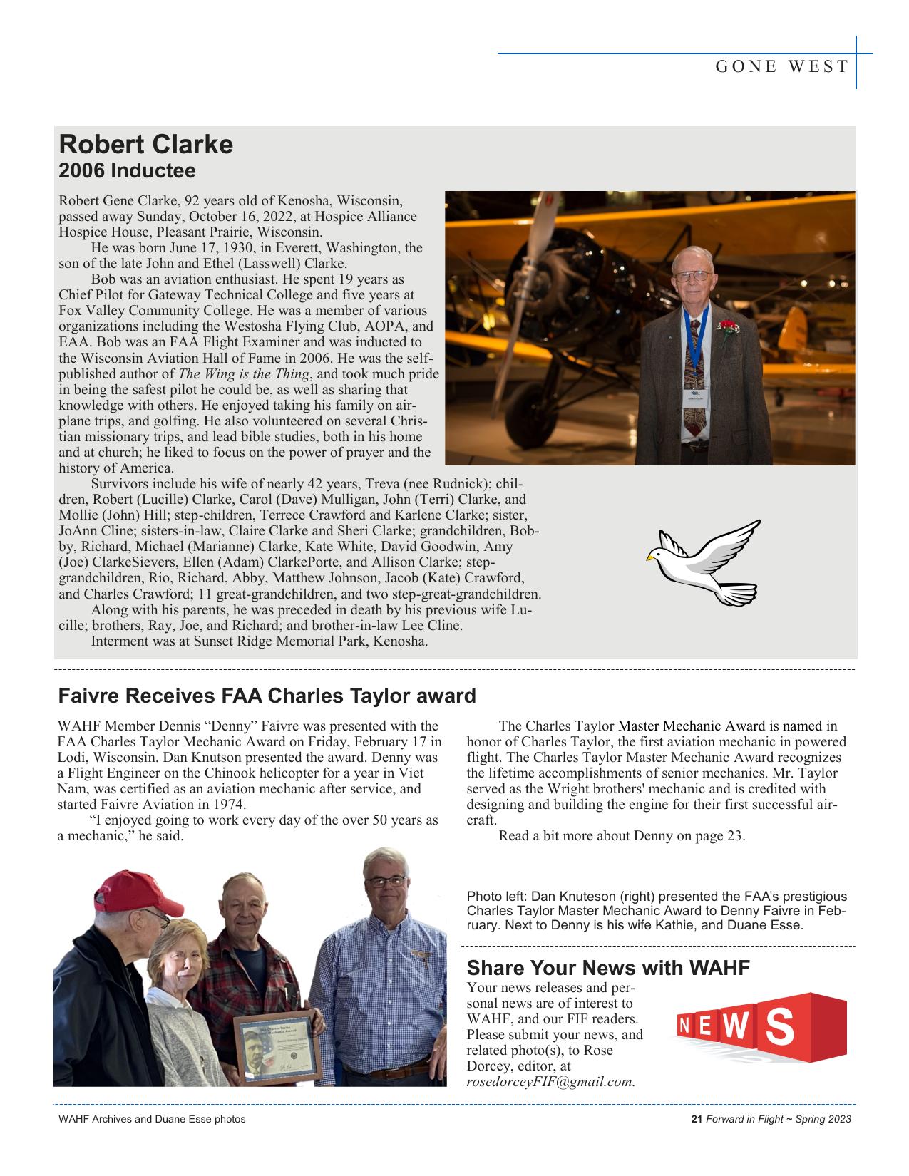 Forward in Flight - Spring 2023 -  Page23