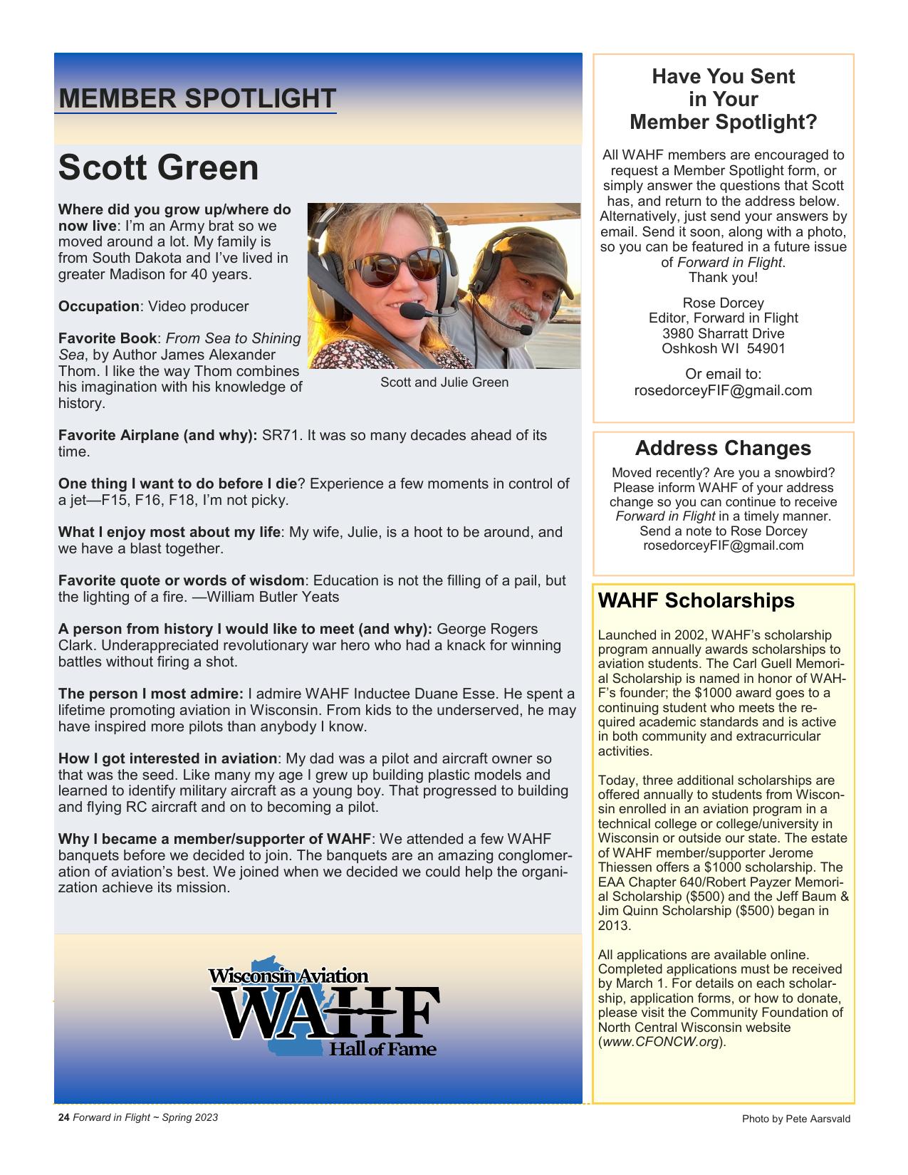 Forward in Flight - Spring 2023 -  Page26