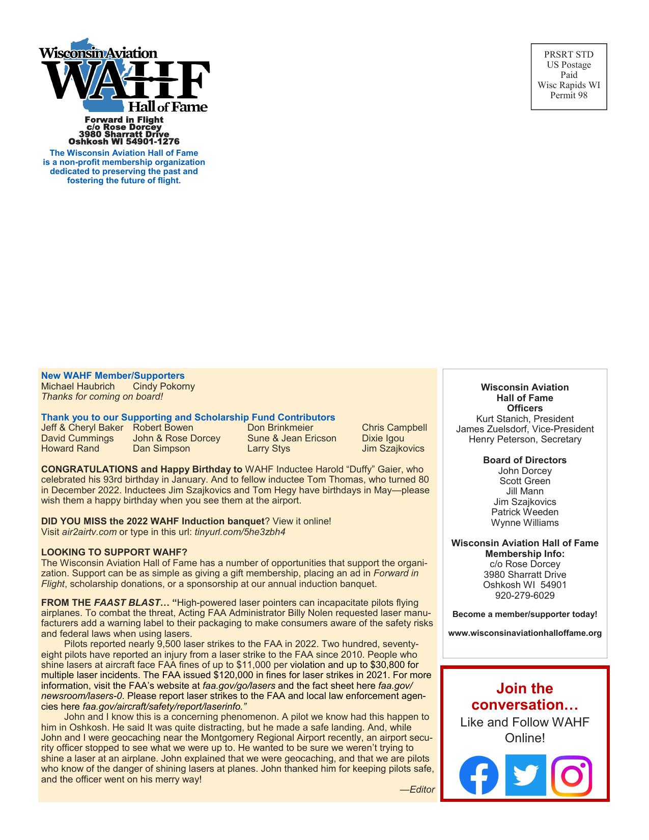 Forward in Flight - Spring 2023 -  Page28