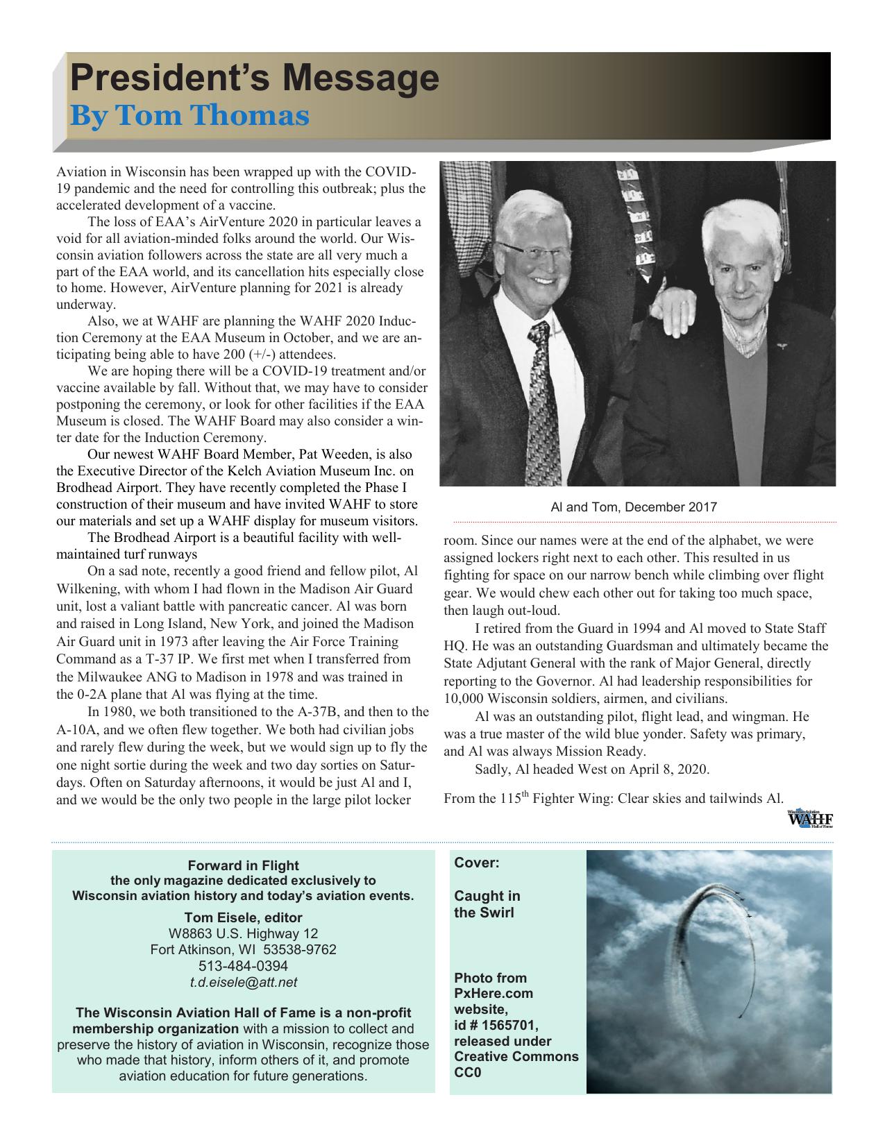 Forward in Flight - Summer 2020 -  Page3