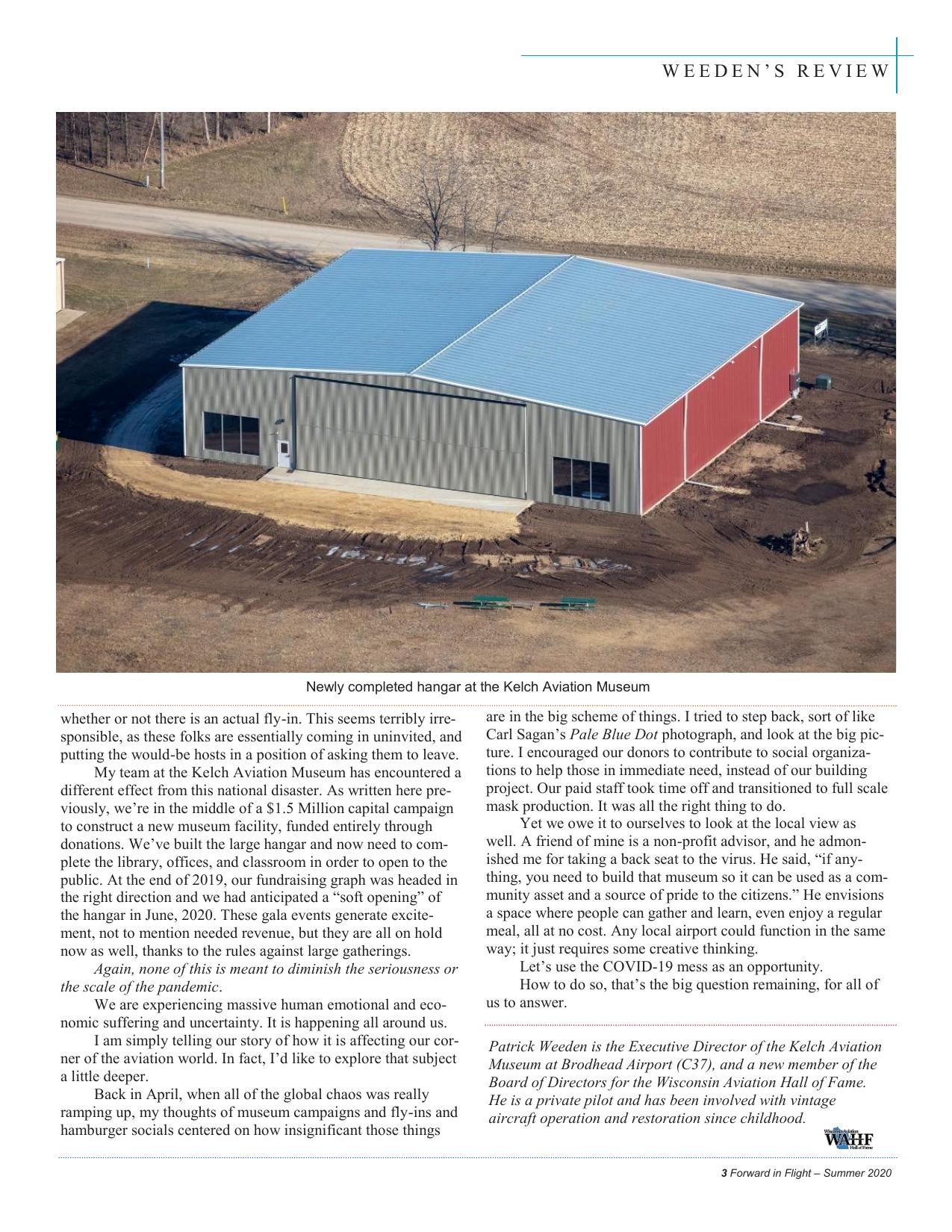 Forward in Flight - Summer 2020 -  Page5