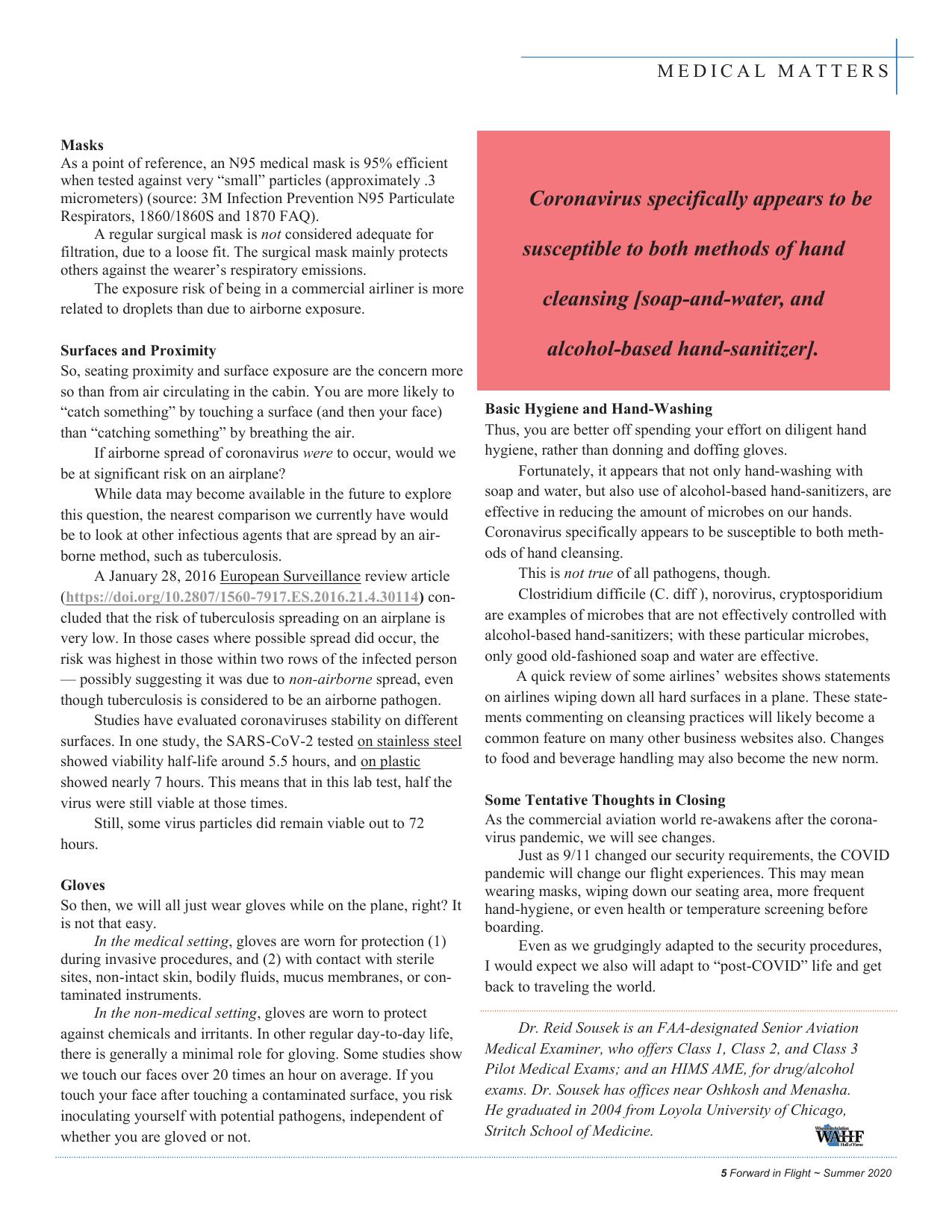 Forward in Flight - Summer 2020 -  Page7