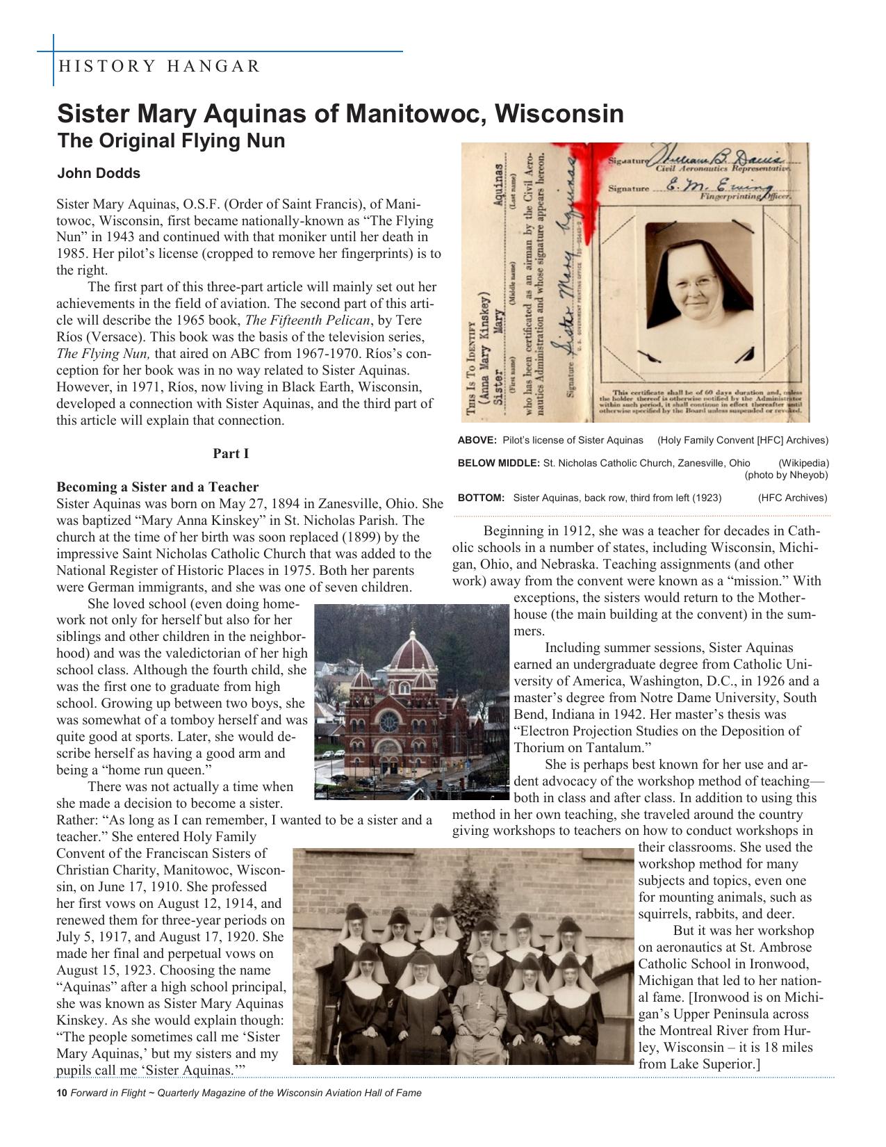 Forward in Flight - Summer 2020 -  Page12