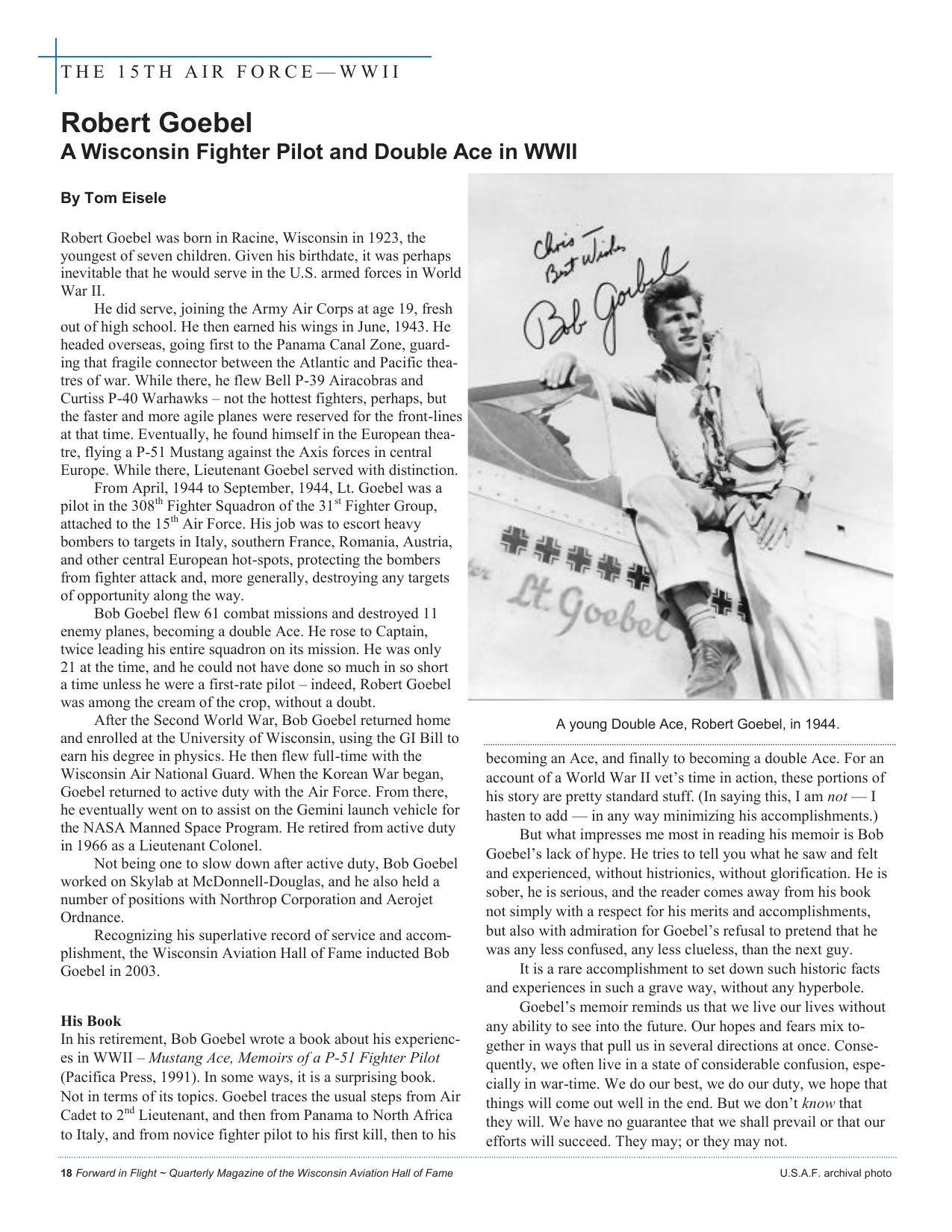 Forward in Flight - Summer 2020 -  Page20