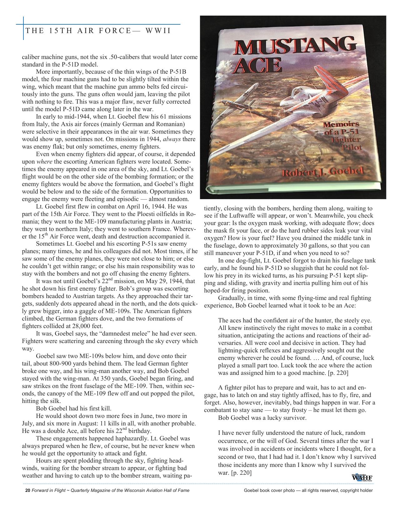 Forward in Flight - Summer 2020 -  Page22