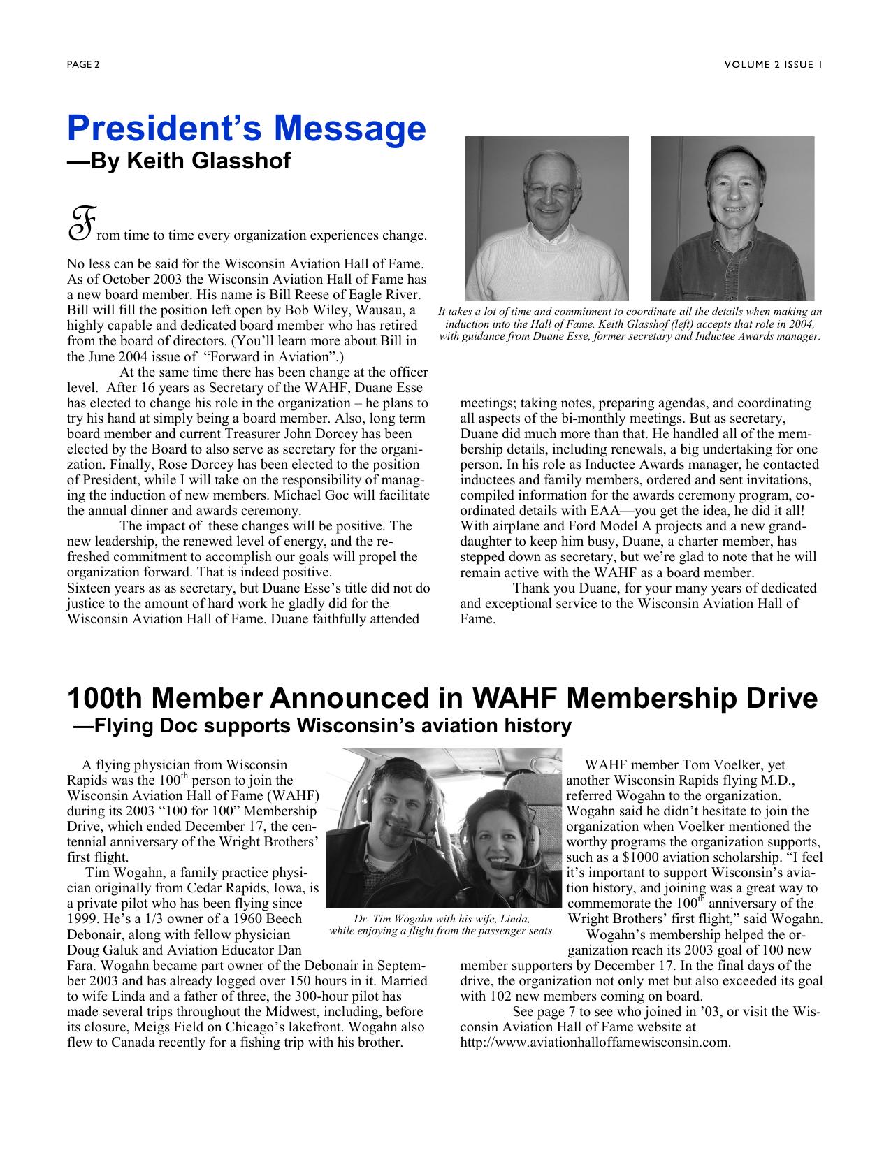 Forward in Aviation March 2004 -  Page2