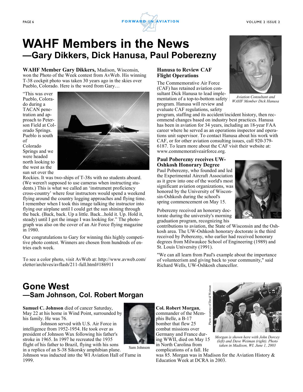 Forward in Aviation June 2004 -  Page6