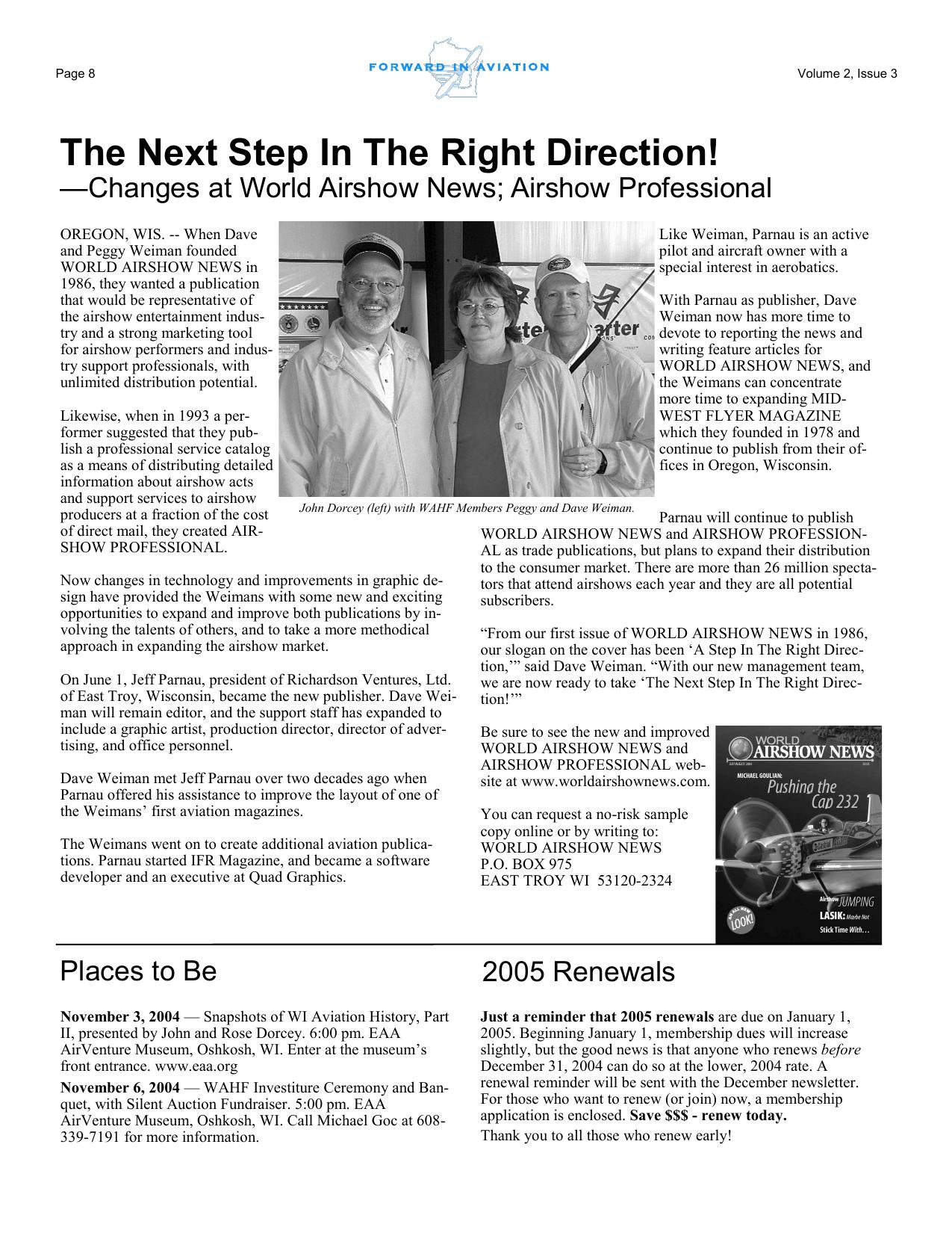 Forward in Aviation September 2004 -  Page8