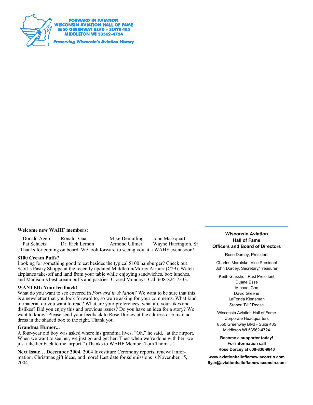 Forward in Aviation September 2004 -  Page10