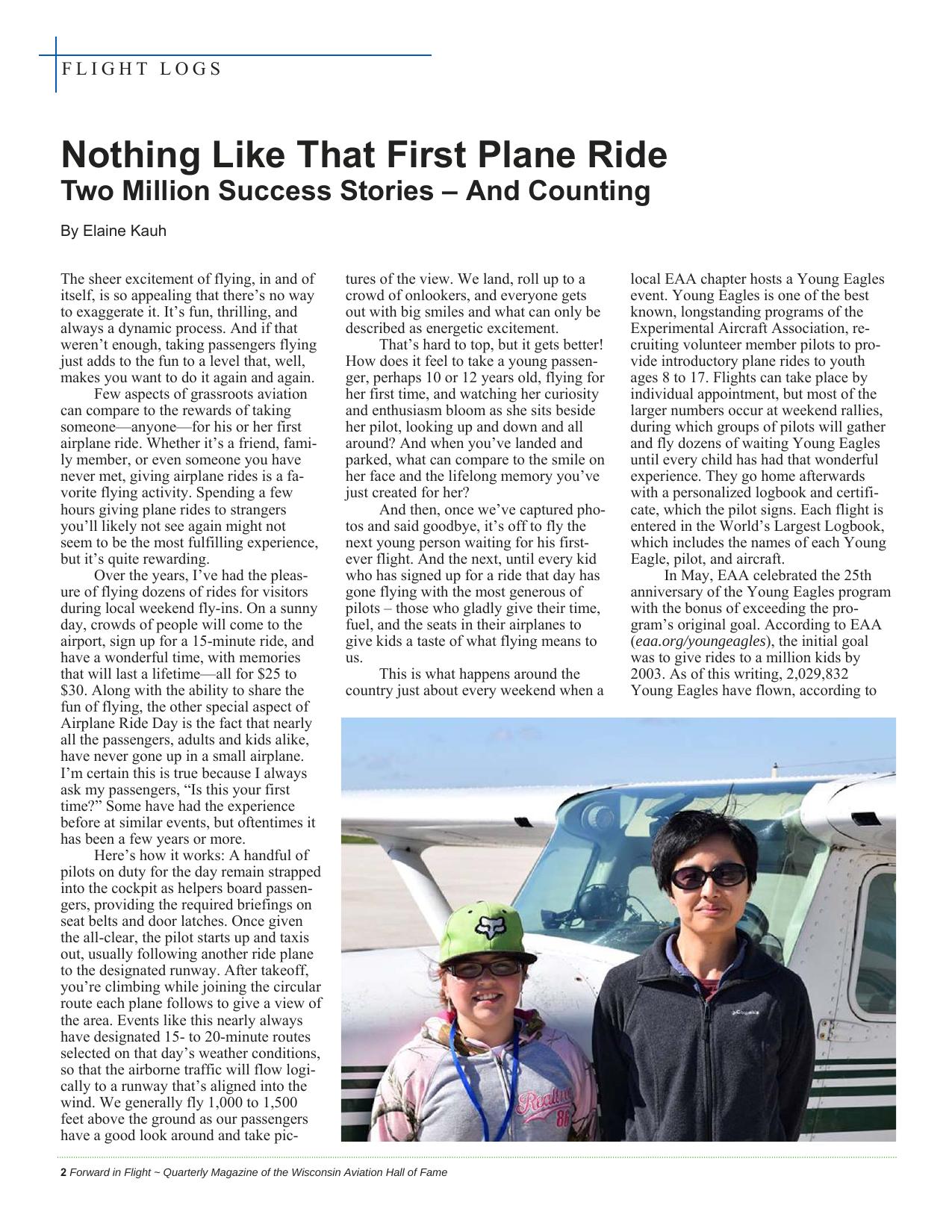 Forward in Flight - Summer 2017 -  Page4