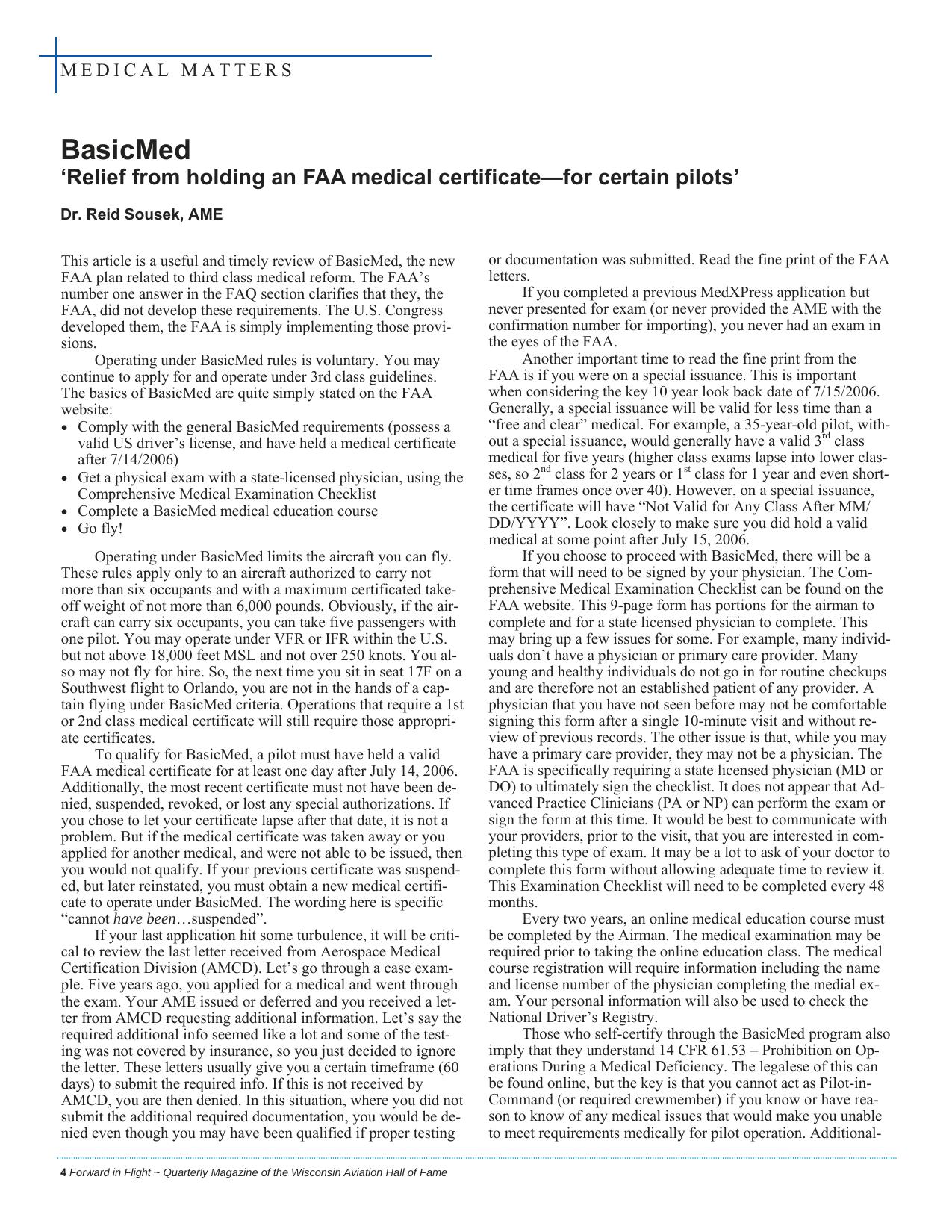 Forward in Flight - Summer 2017 -  Page6