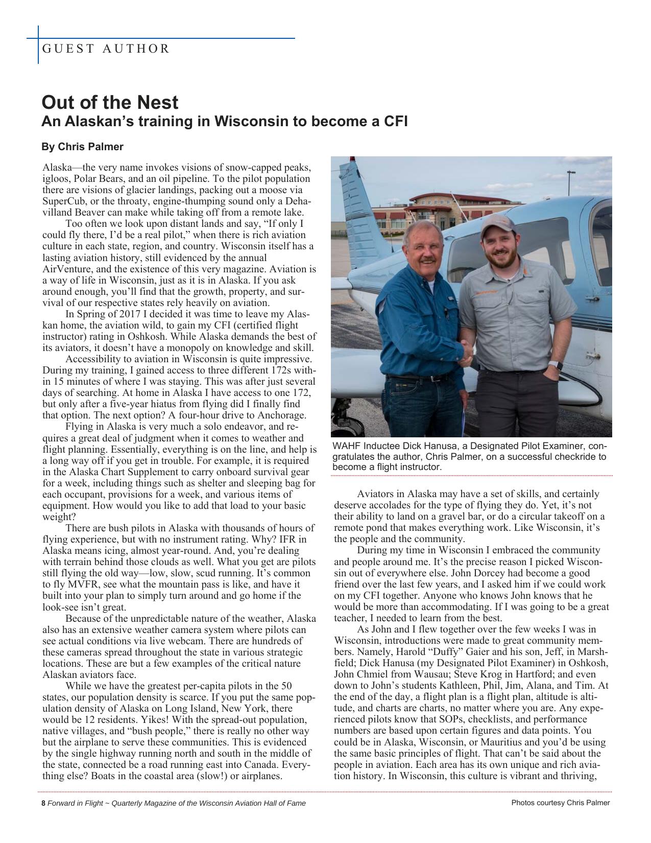 Forward in Flight - Summer 2017 -  Page10