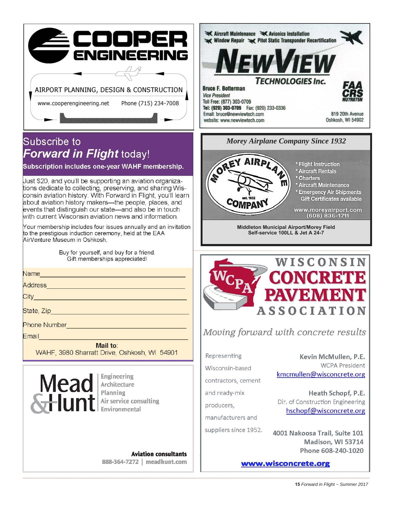 Forward in Flight - Summer 2017 -  Page17