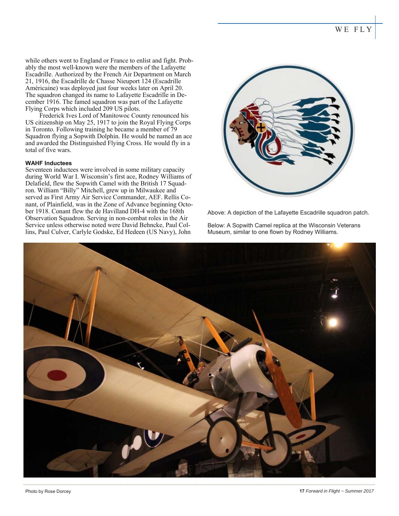 Forward in Flight - Summer 2017 -  Page19