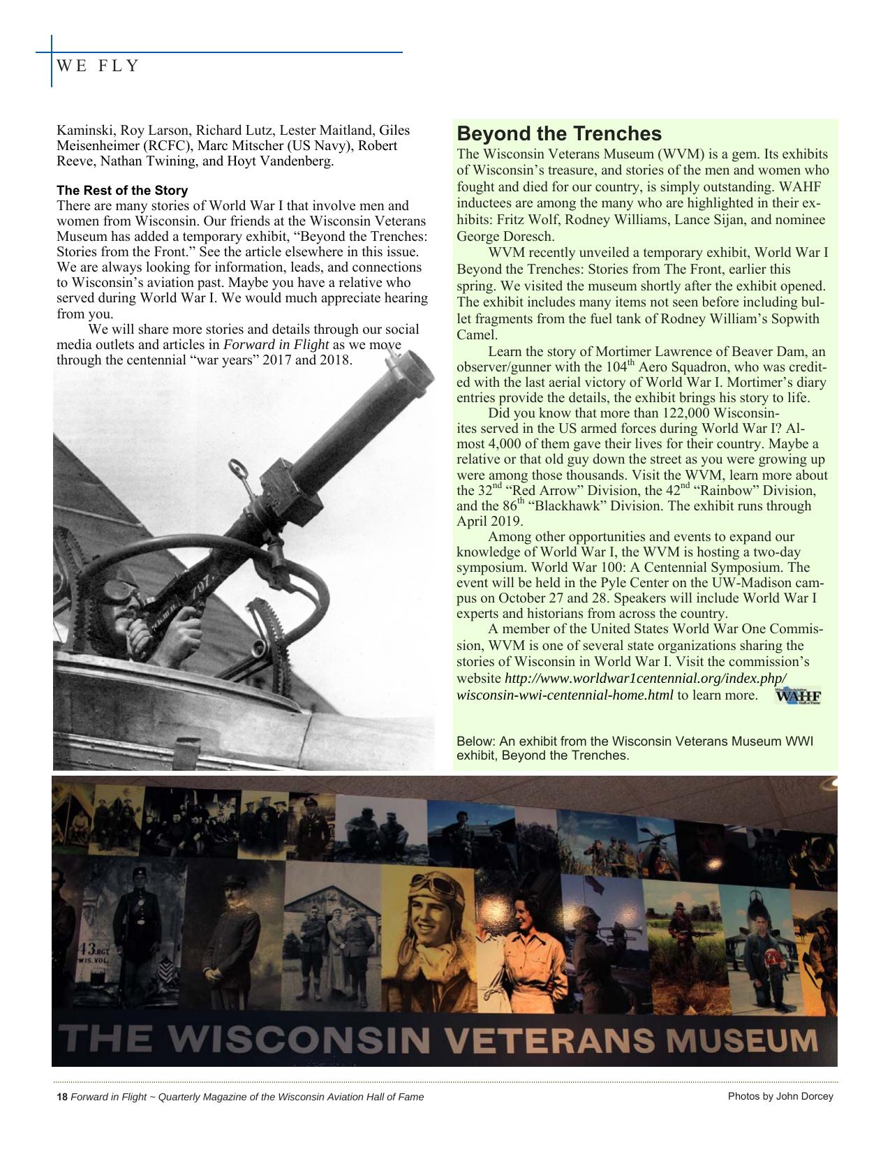 Forward in Flight - Summer 2017 -  Page20