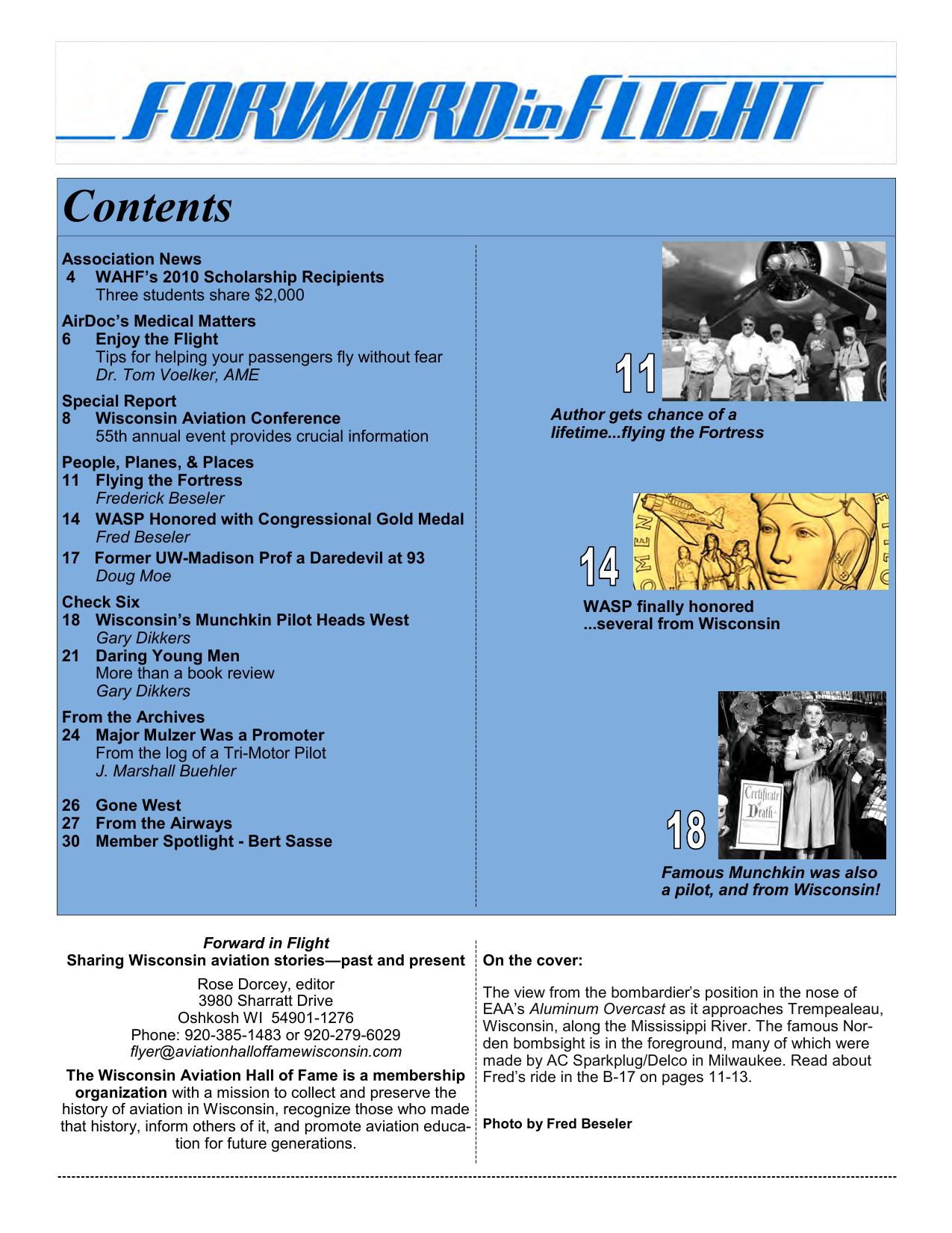 Forward in Flight - Summer 2010 -  Page2