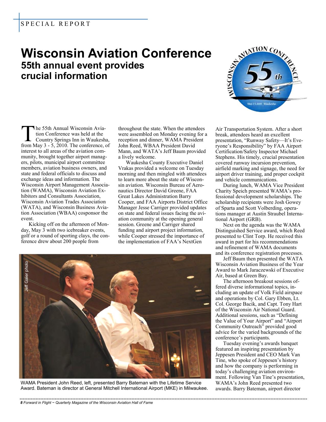 Forward in Flight - Summer 2010 -  Page8