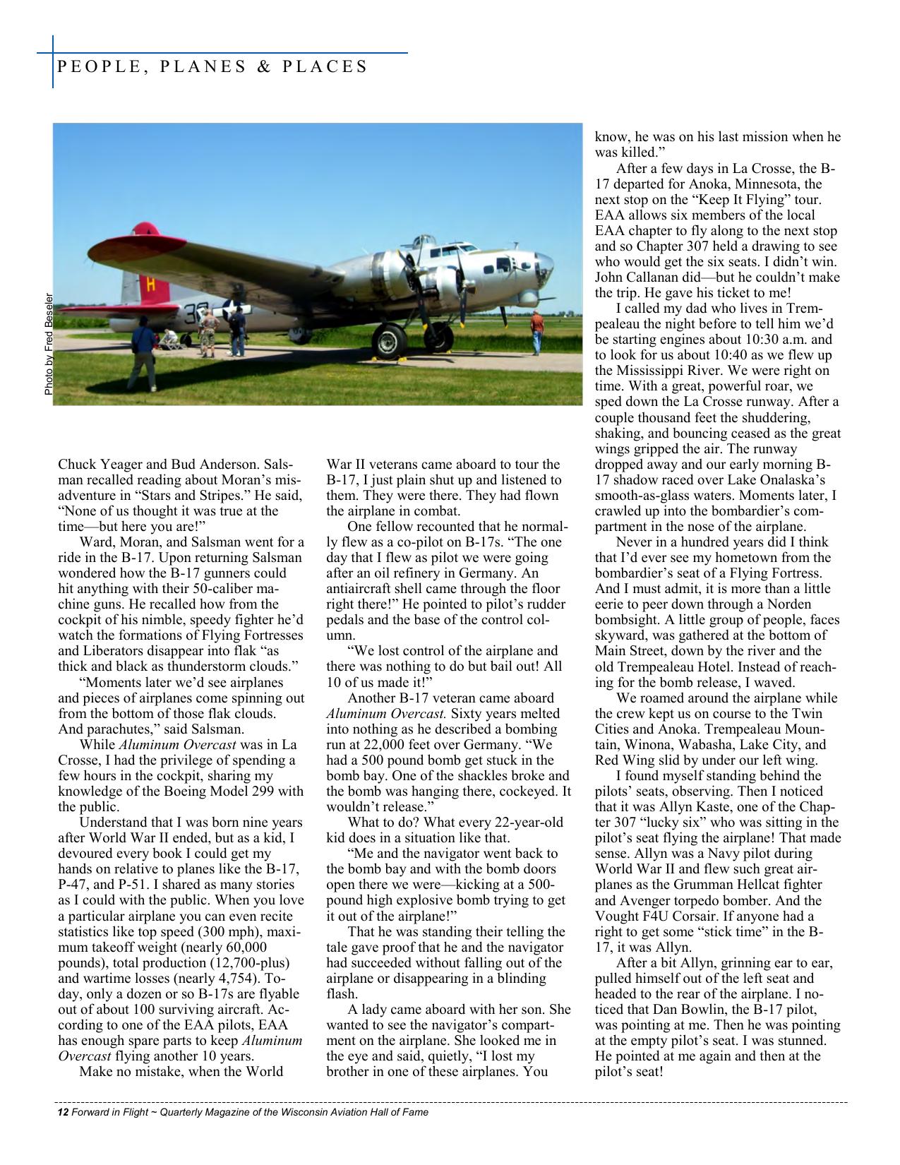 Forward in Flight - Summer 2010 -  Page12