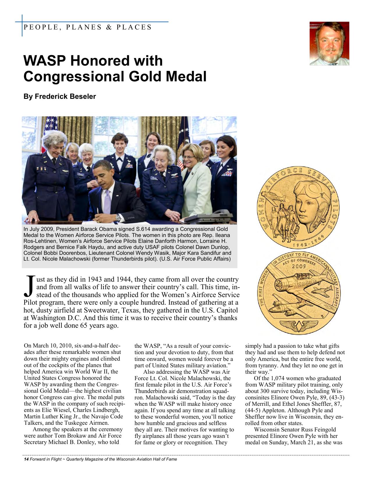 Forward in Flight - Summer 2010 -  Page14