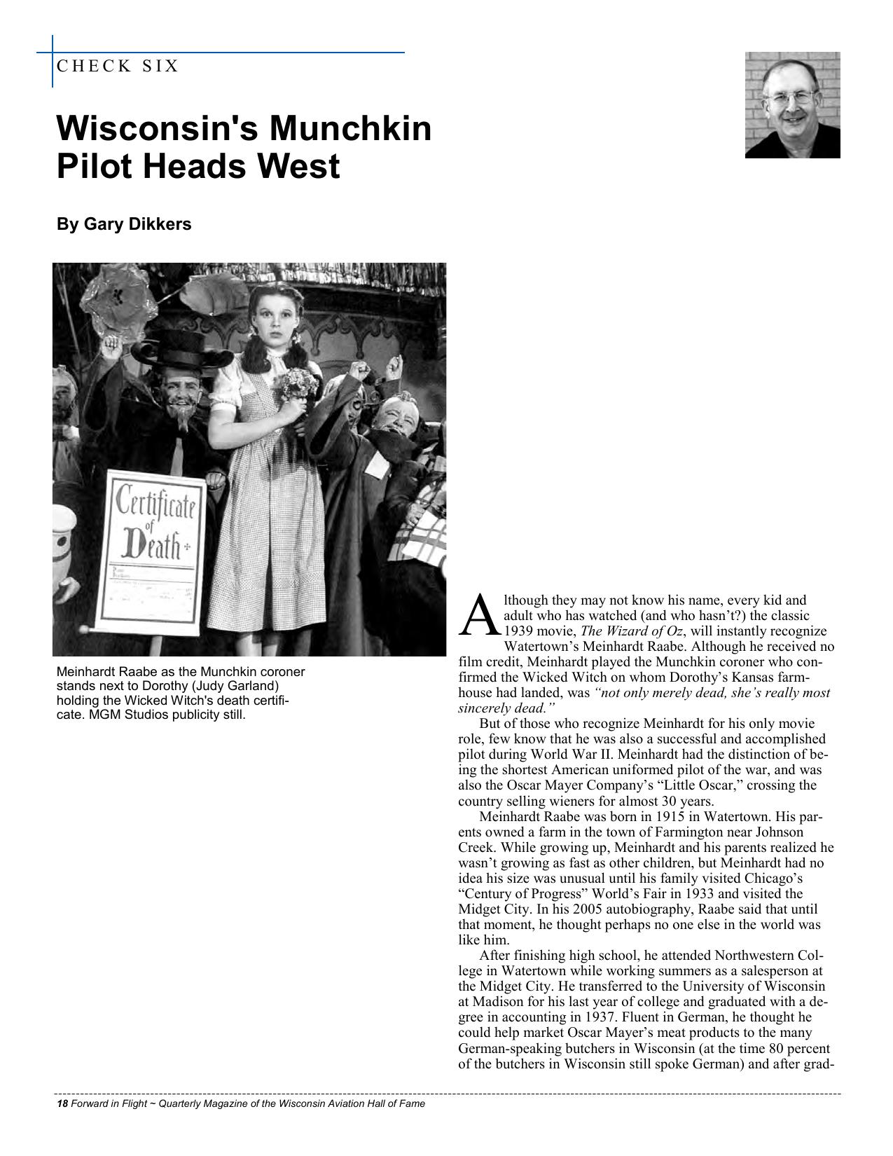 Forward in Flight - Summer 2010 -  Page18