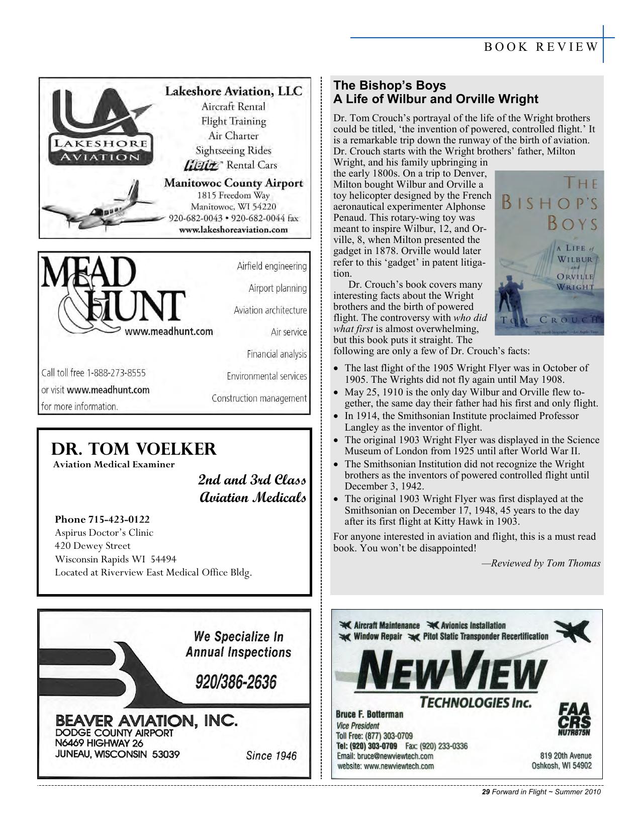 Forward in Flight - Summer 2010 -  Page29