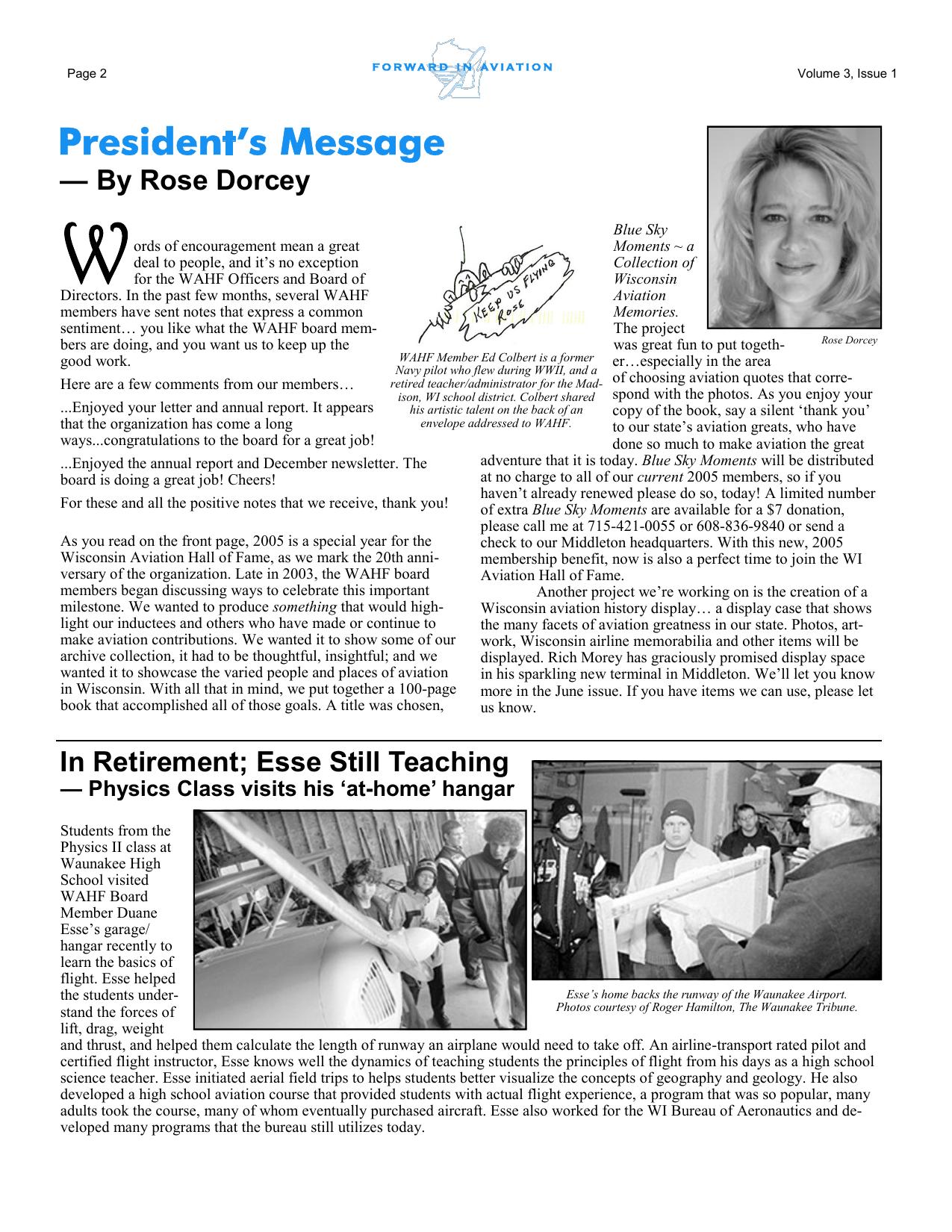 Forward in Aviation - March 2005 -  Page2