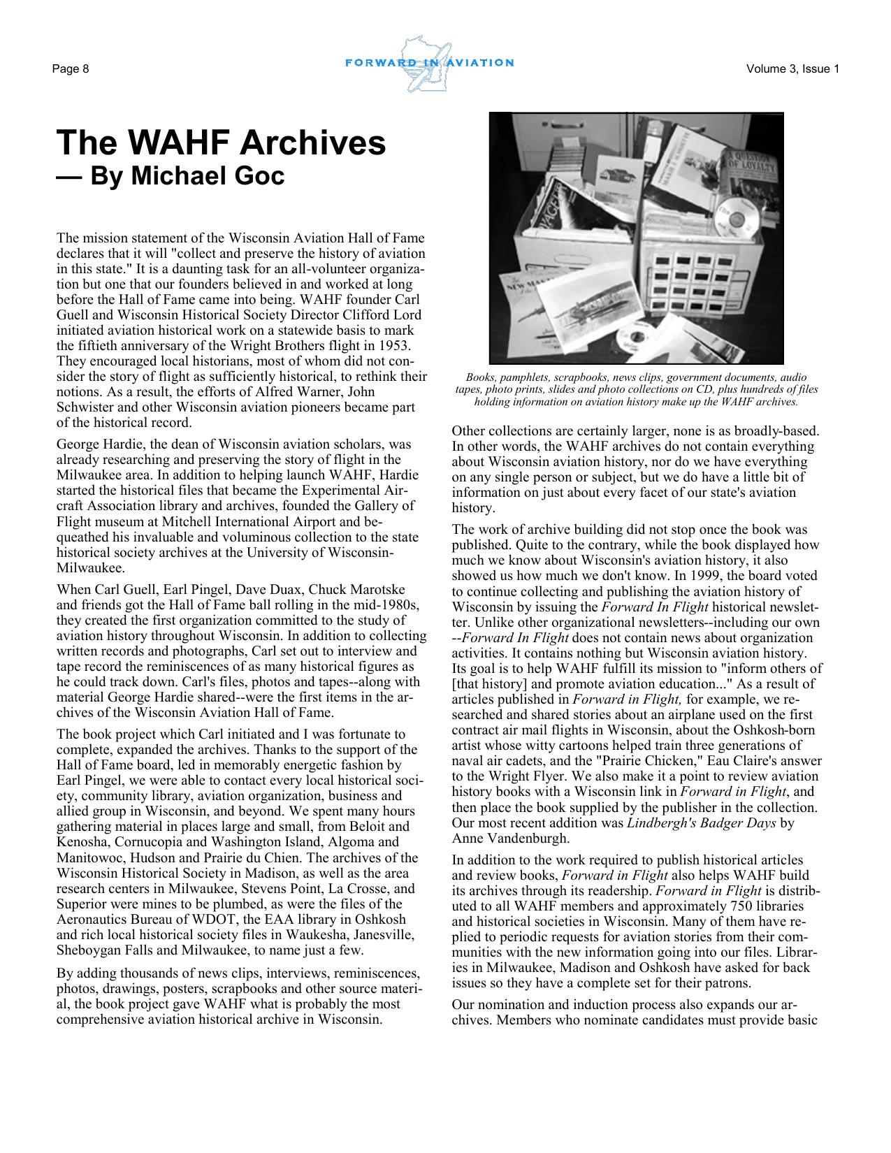 Forward in Aviation - March 2005 -  Page8