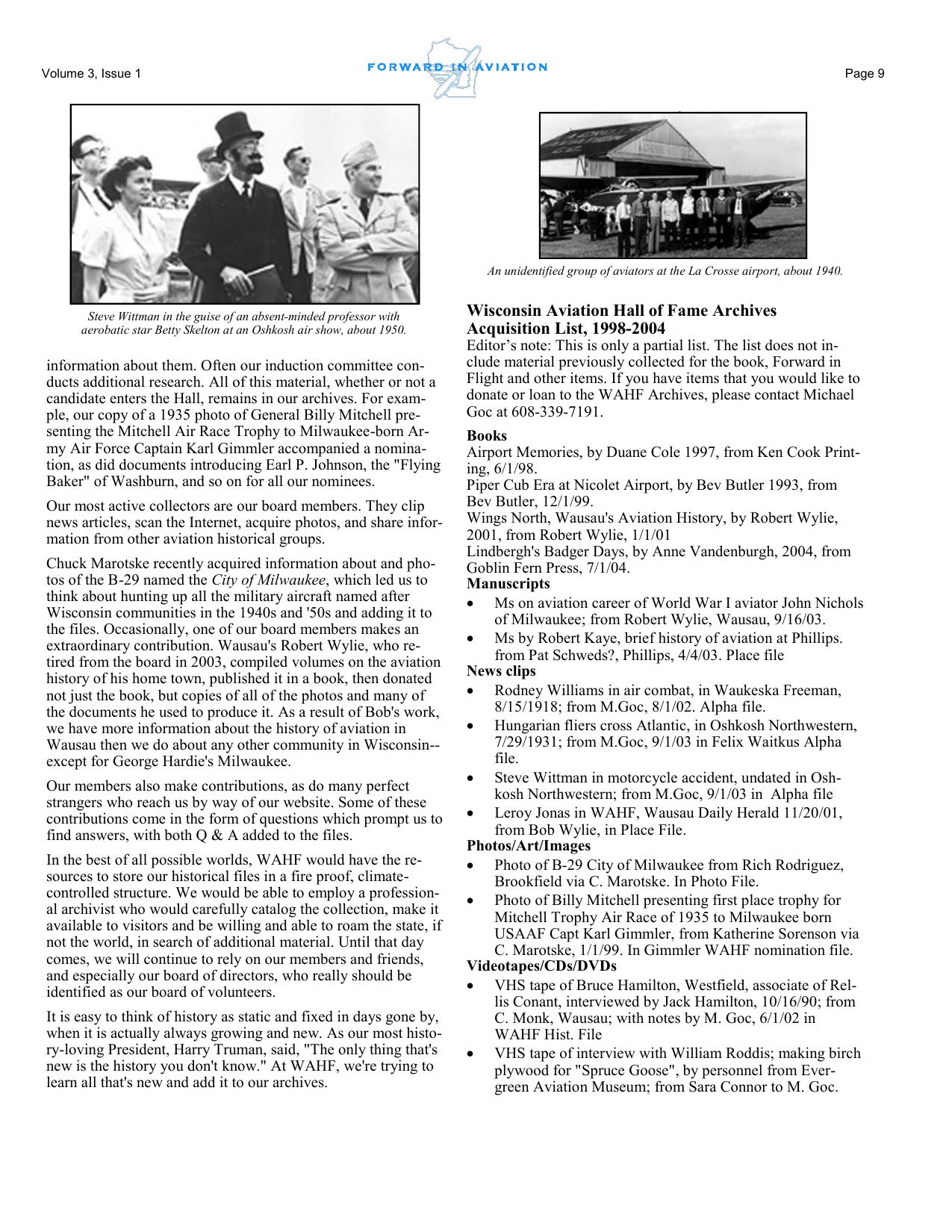 Forward in Aviation - March 2005 -  Page9