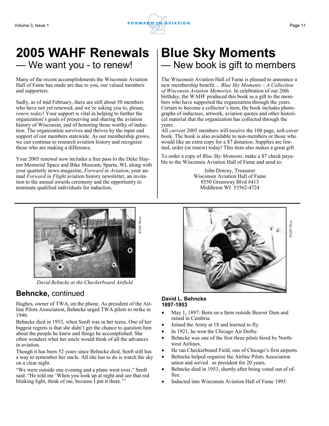 Forward in Aviation - March 2005 -  Page11