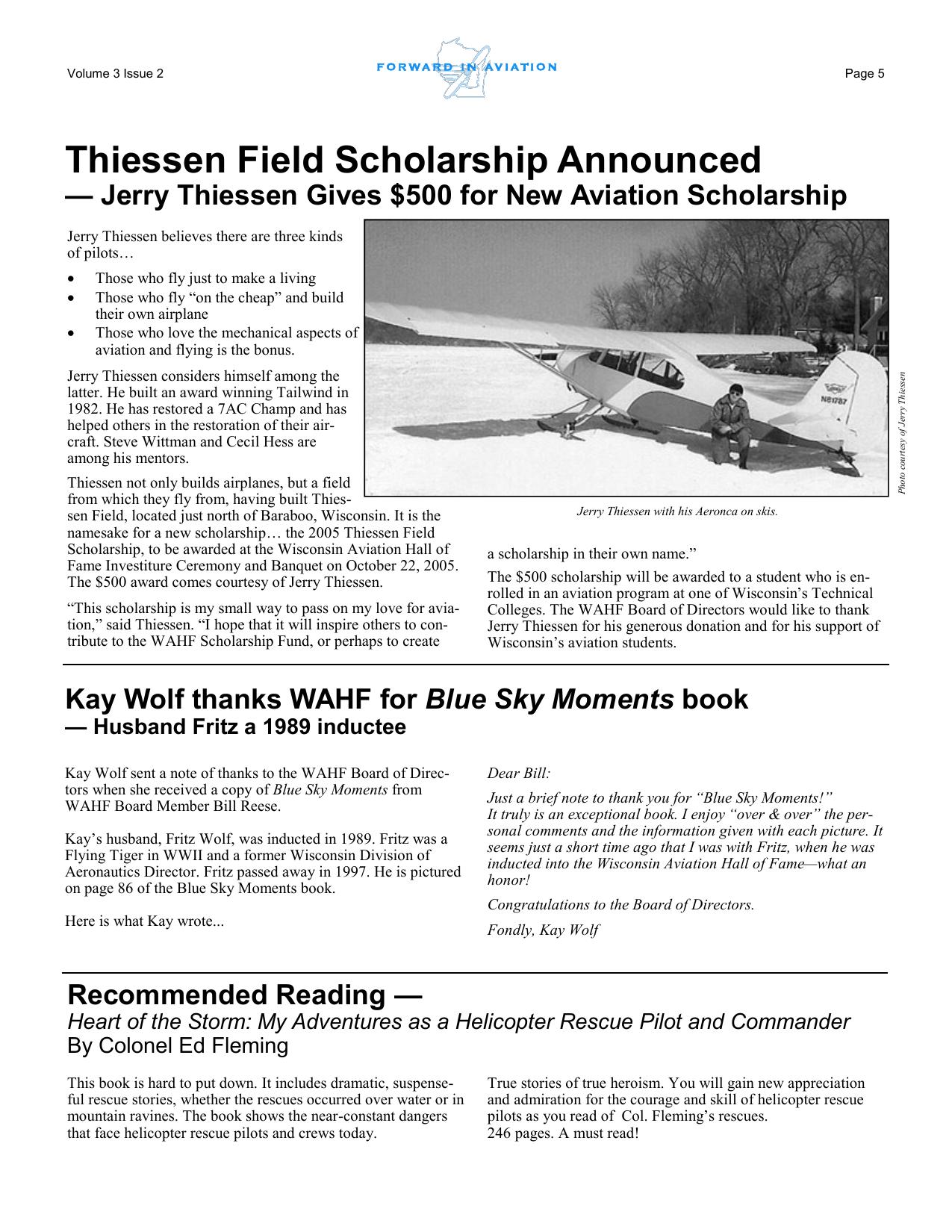 Forward in Aviation - June 2005 -  Page5