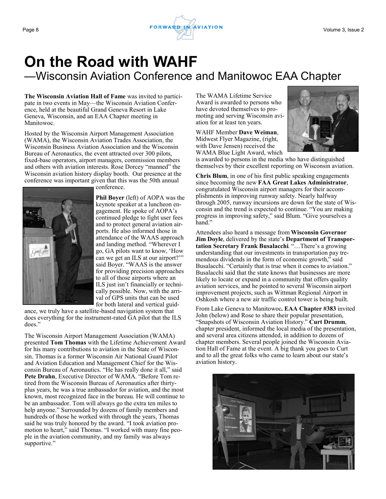 Forward in Aviation - June 2005 -  Page8