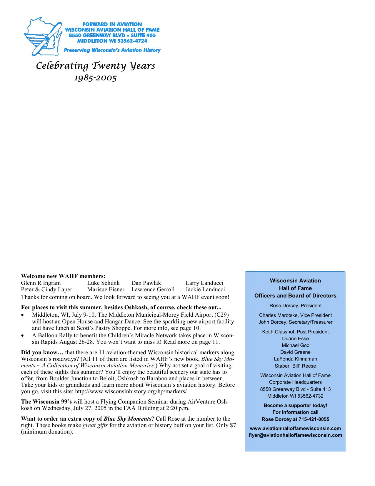 Forward in Aviation - June 2005 -  Page12