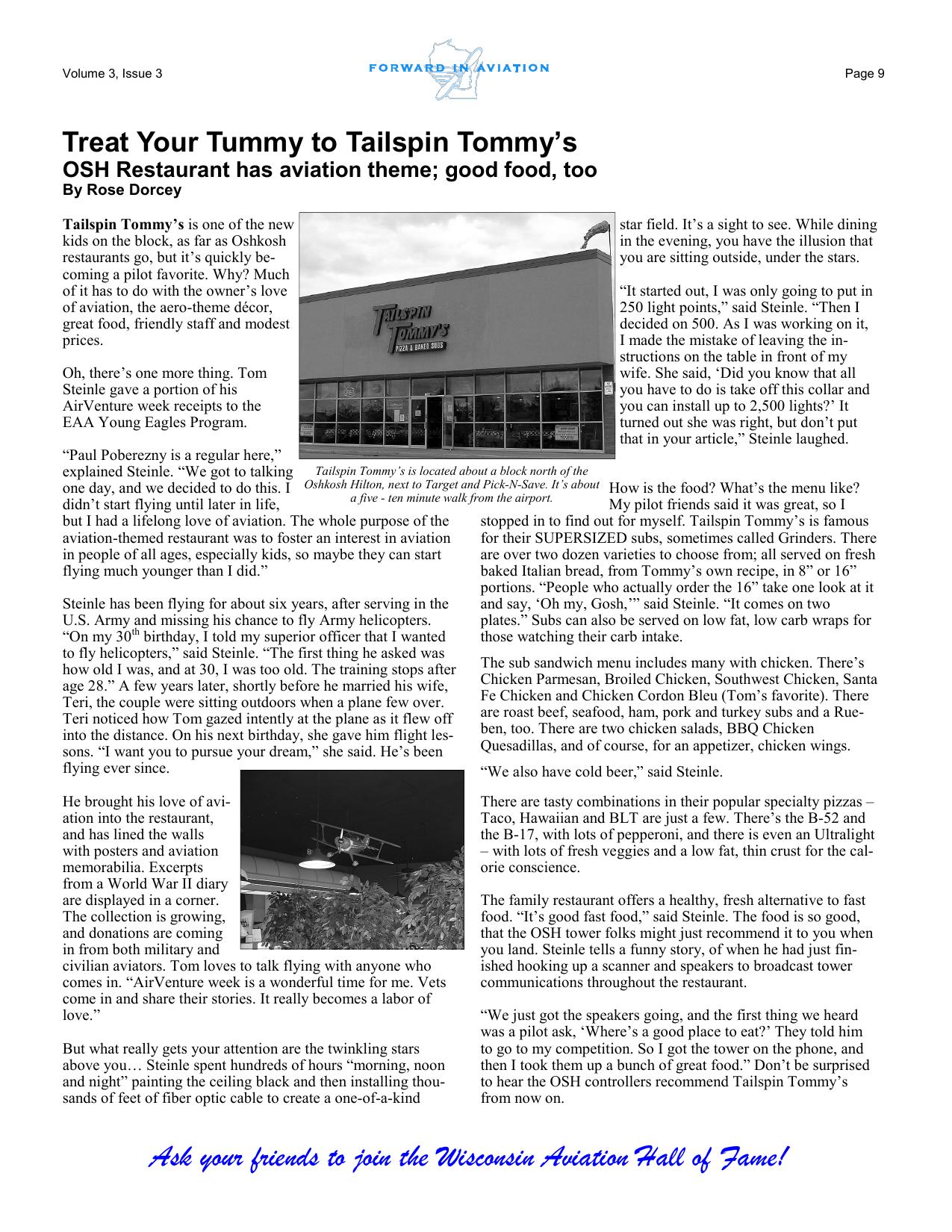 Forward in Aviation - September 2005 -  Page9