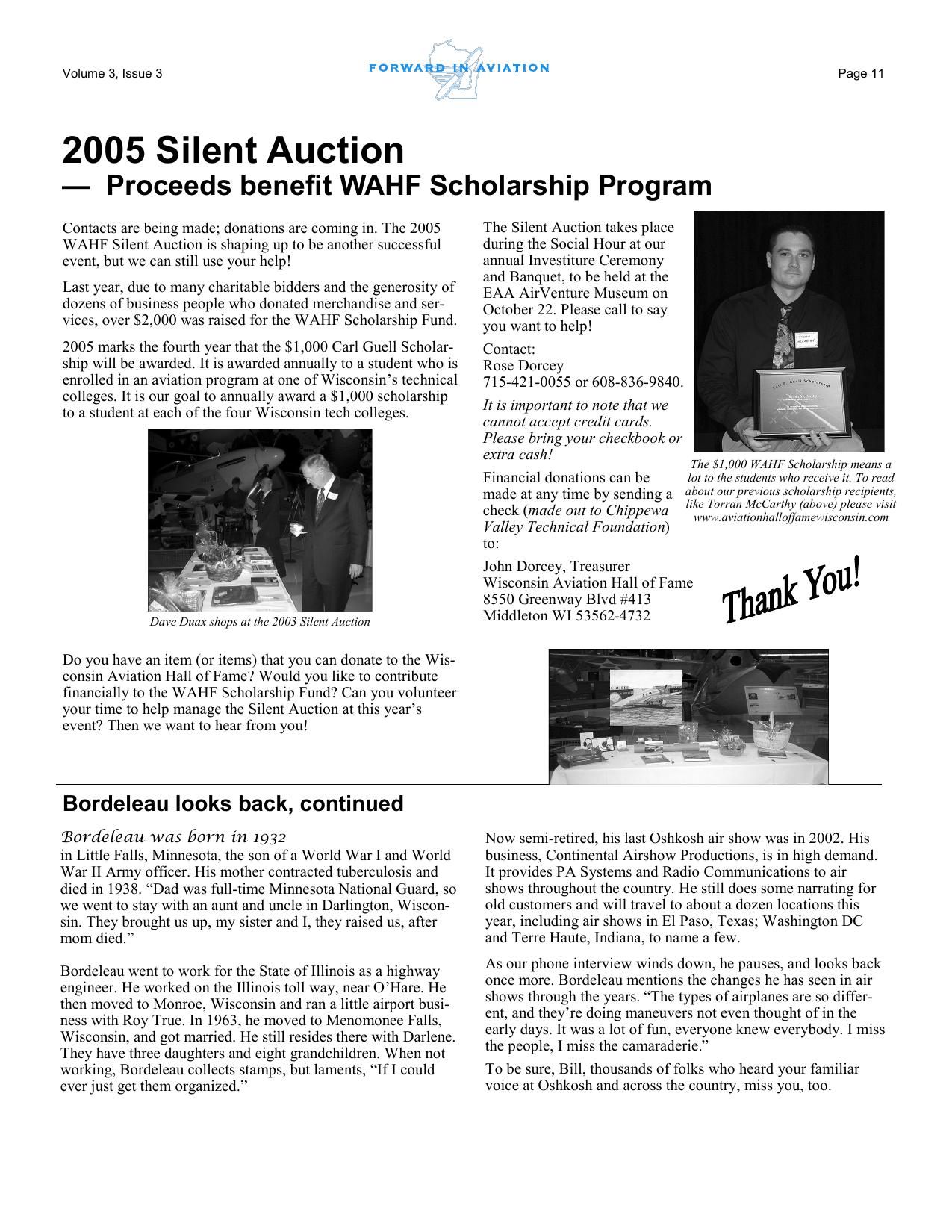 Forward in Aviation - September 2005 -  Page11