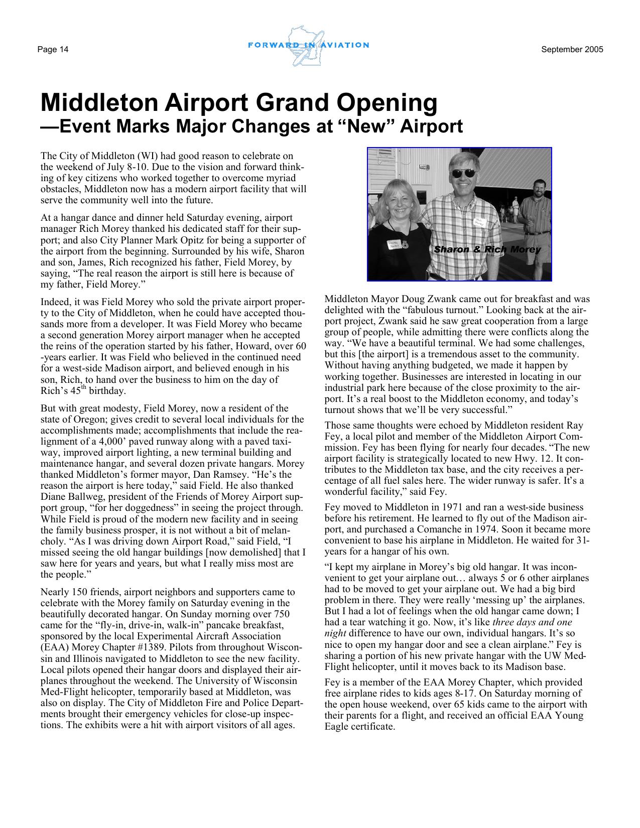 Forward in Aviation - September 2005 -  Page14