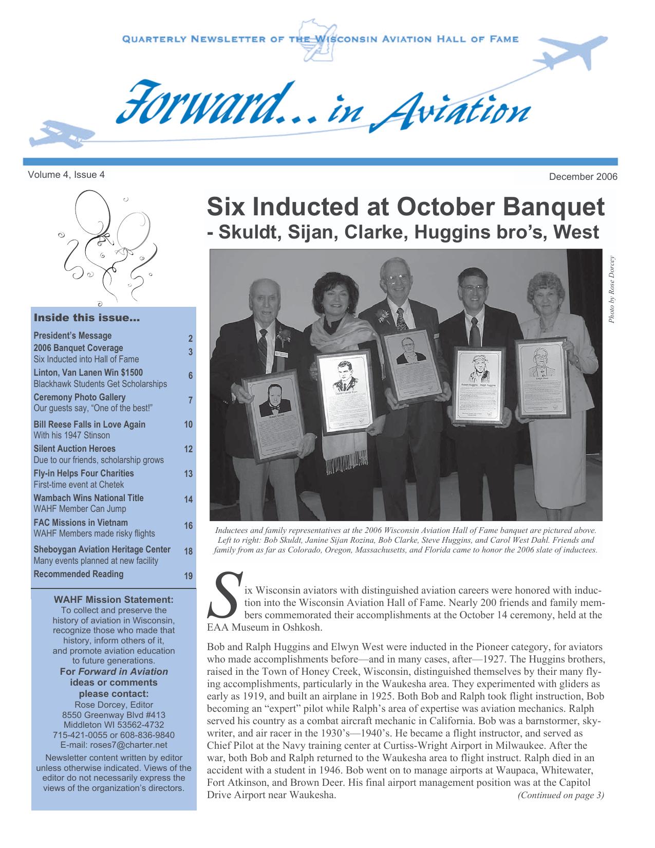 Forward in Aviation - December 2006 -  Page1